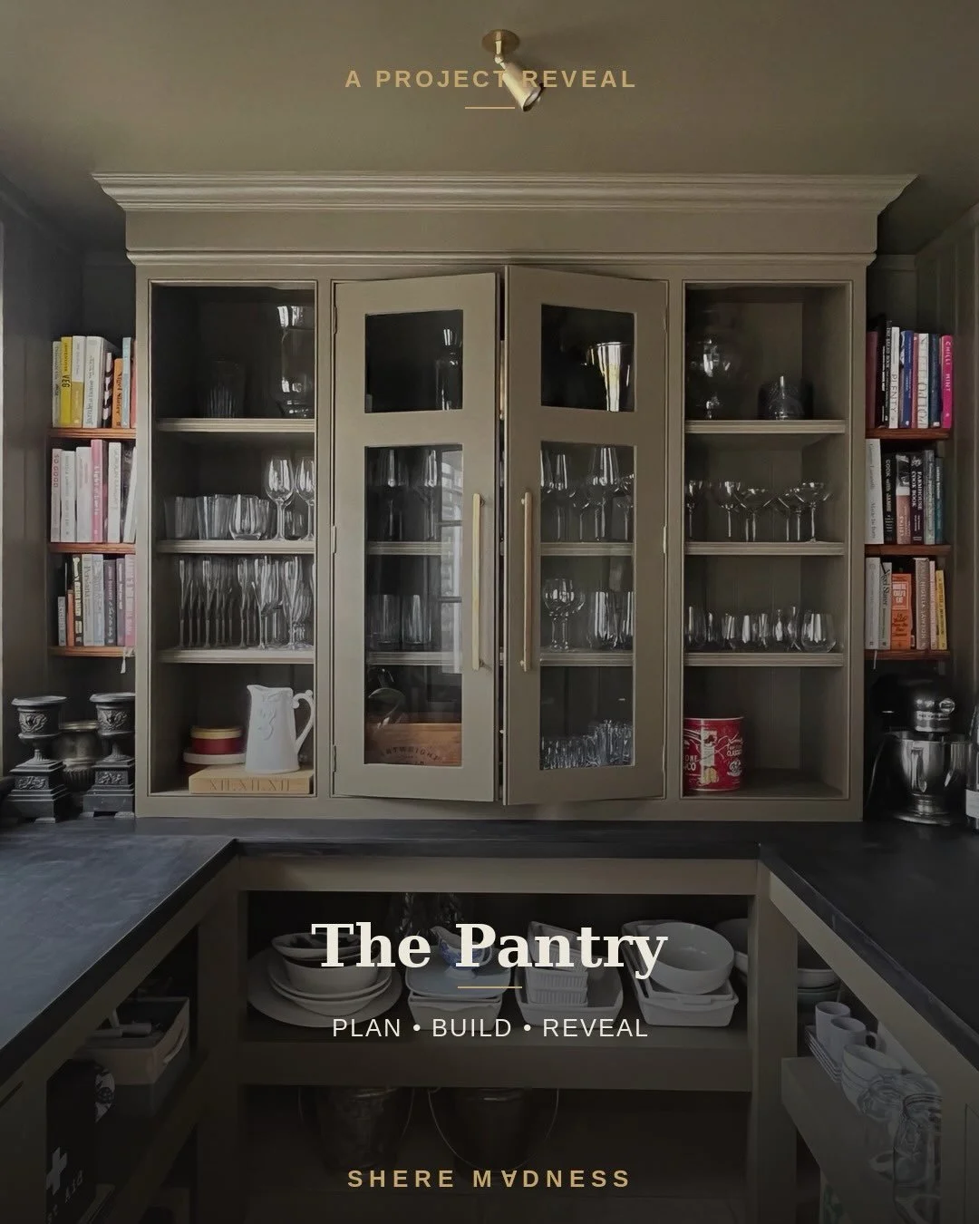Small space, big ambition. 🥂

Swipe through the journey from stripped-back shell to a pantry that works as hard as it looks good &mdash; every inch planned for storage, every surface chosen for style. 

Sometimes the smallest rooms need the biggest 
