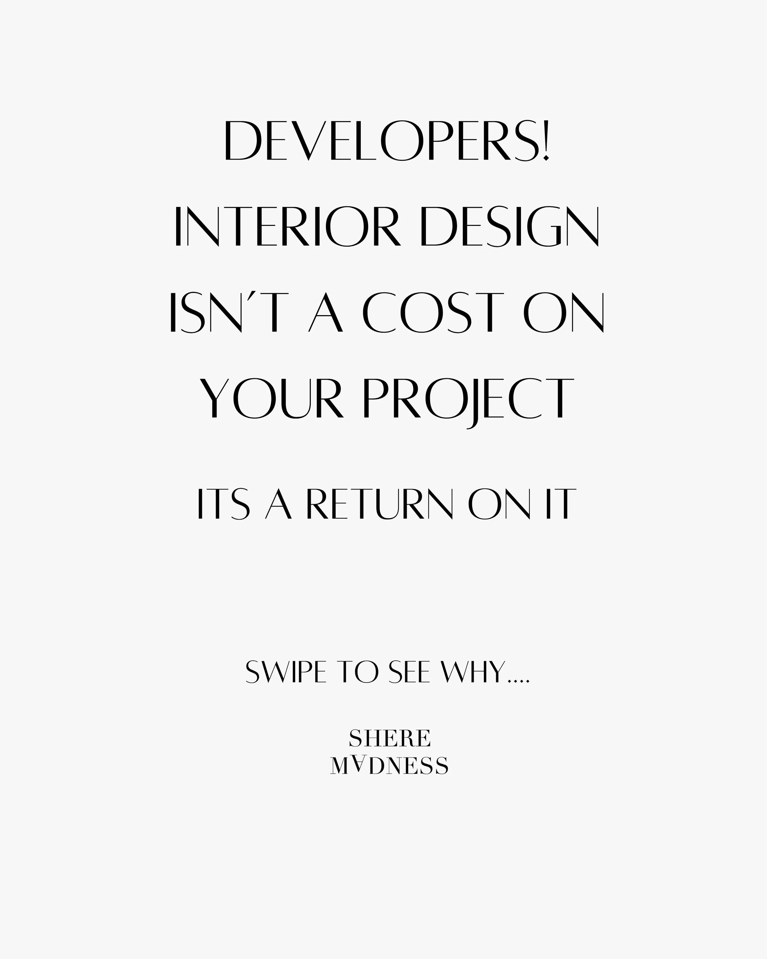 Design isn&rsquo;t a finishing touch; its part of the business case. 

Faster sales, stronger price points, fewer costly changes mid-build.  If you&rsquo;re developing and doing this in-house or last-minute, it might be costing you more than it&rsquo