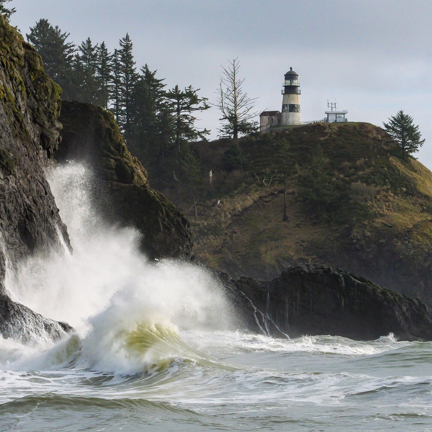 King Tides and the Lunar New Year. I spent several hours finding out that every wave is the perfect wave at Cape Disappointment at the mouth of the Columbia River in Washington State.