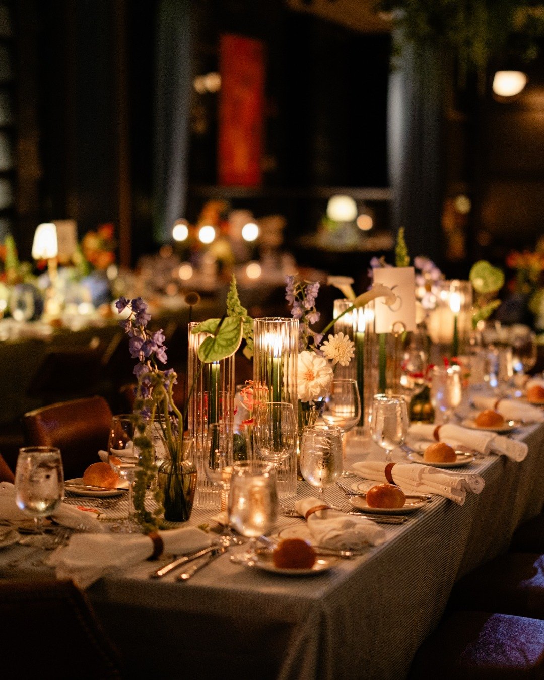 We're still swooning over Ariel &amp; Ryan's jaw-dropping wedding this fall. Every detail was pure magic, from the candlelit dinner to the packed dance floor. We were honored to be a part of their incredible day. A dream celebration from start to fin