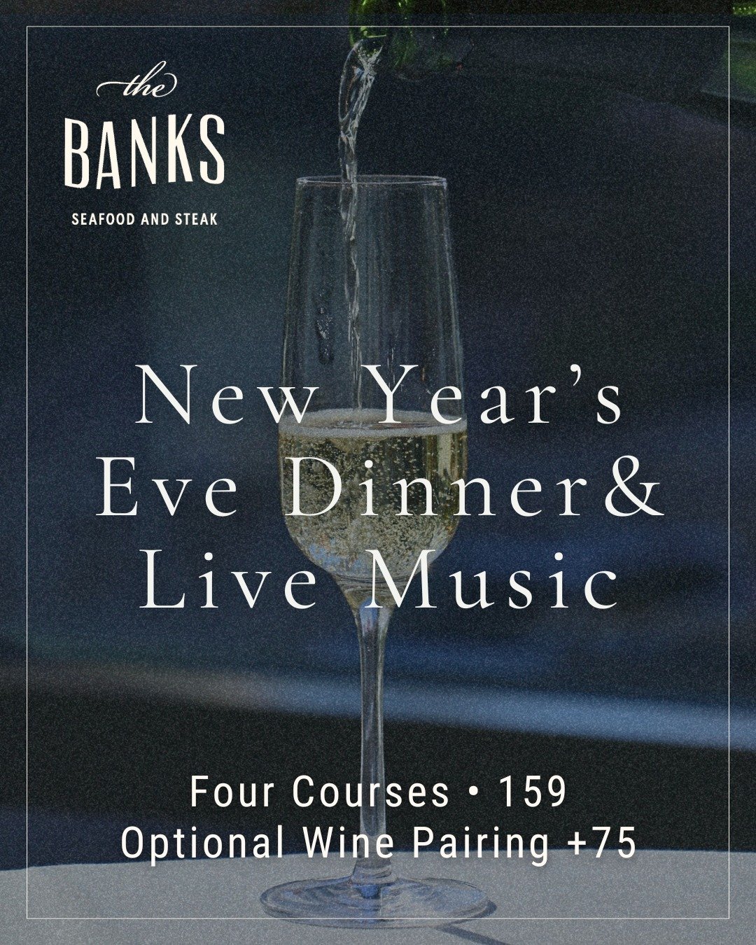 Celebrate New Year&rsquo;s Eve with us as we serve a festive prix-fixe menu from Chef Edson Rojas, alongside classics from our raw bar and &agrave; la carte offerings. Enjoy live music from our 5-piece band upstairs and a photo booth station on the f