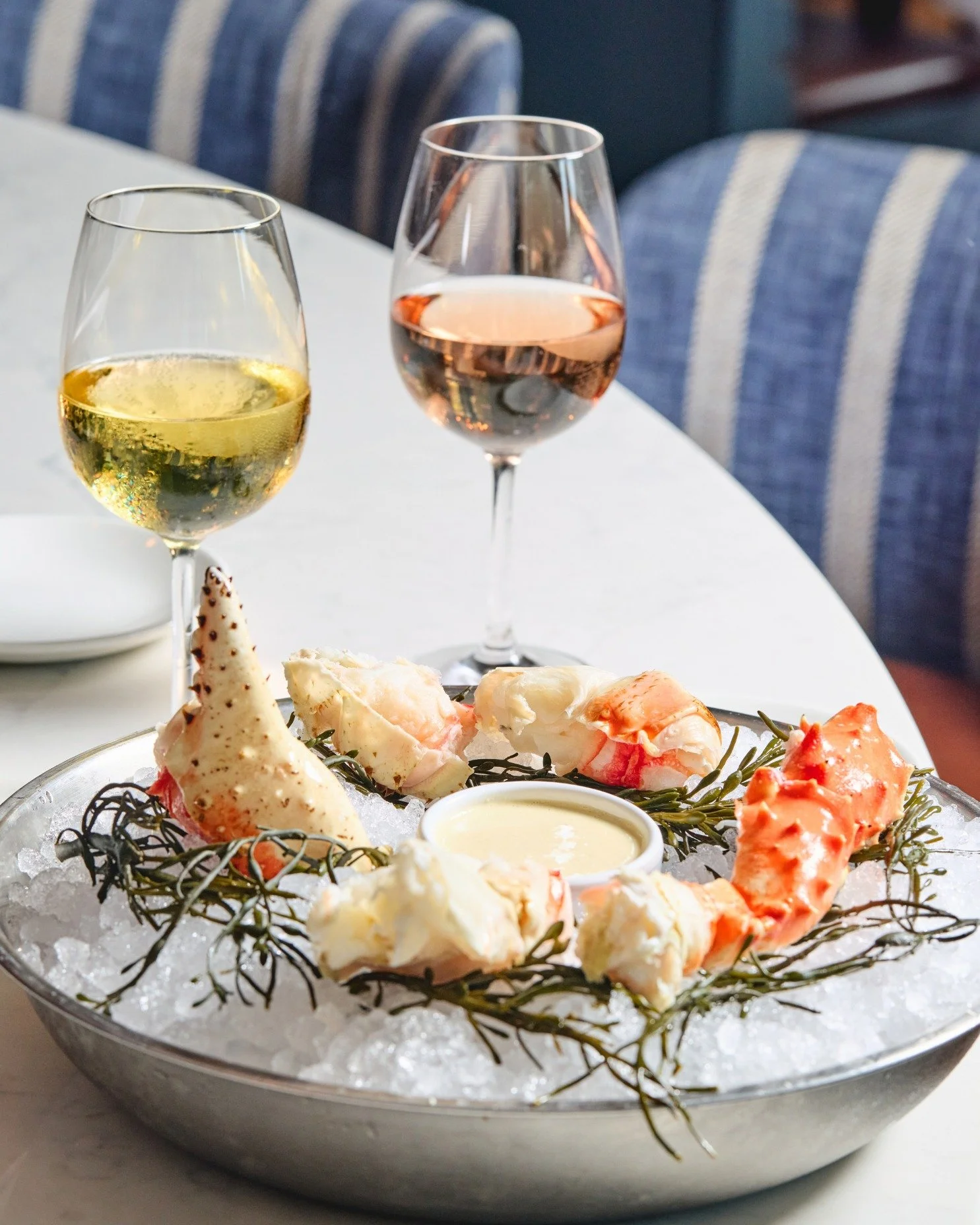 Some things are simply better together 💙 Happy Valentine&rsquo;s Day from The Banks, where we&rsquo;ll be celebrating all weekend long. While this evening's prix fixe dinner is fully booked, we&rsquo;ll be serving brunch &lsquo;til 2:30 PM and Cavia