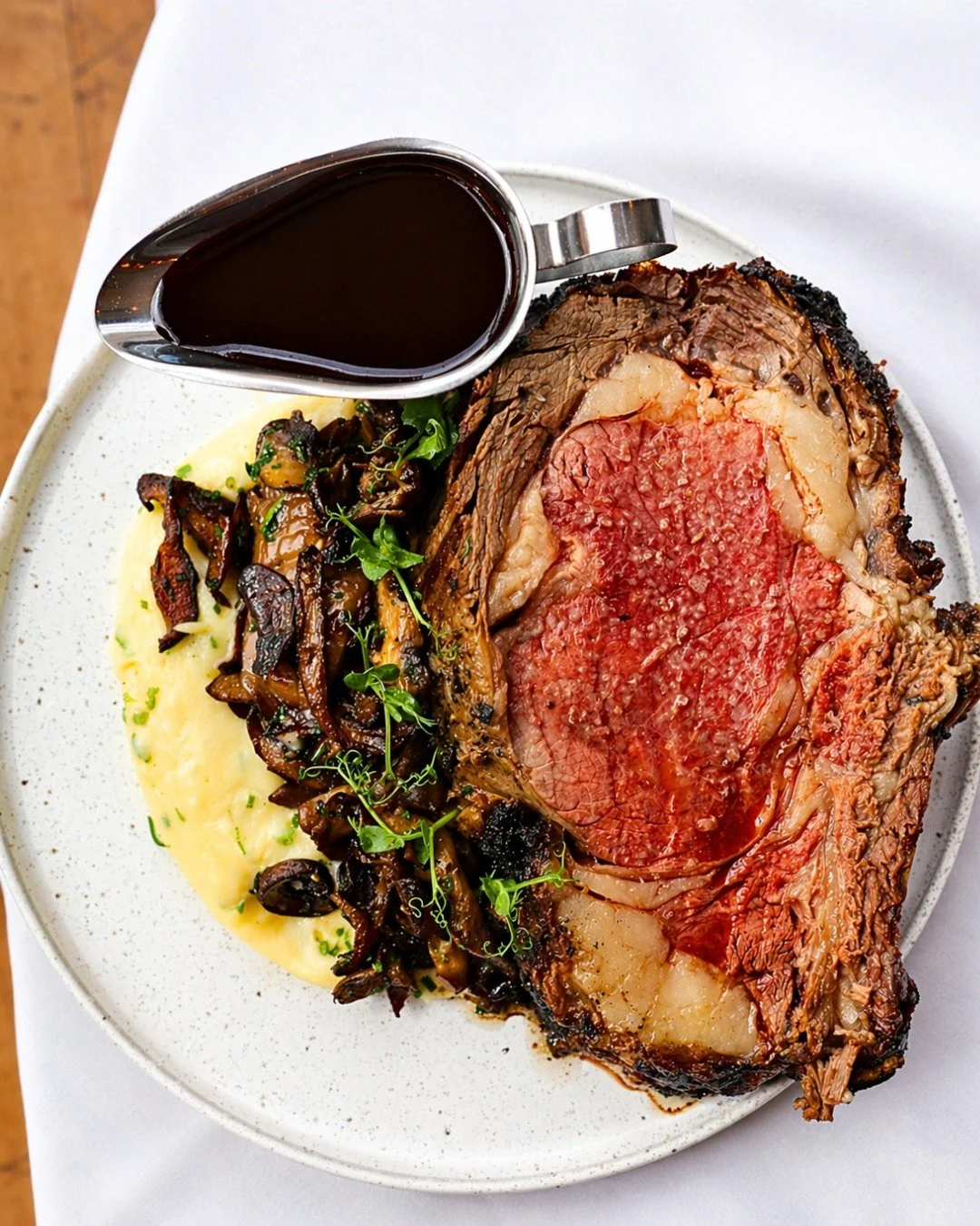 In celebration of Prime Rib Day, Chef Edson is serving special cuts all weekend long. Enjoy our Porcini-Crusted 16 oz Prime Rib with wild mushrooms, smoked clam potato pur&eacute;e, and bordelaise, as well as our 30 oz Prime Bone-In Ribeye, King Cut.
