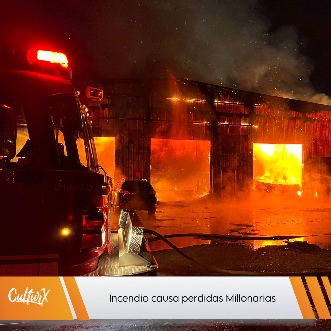 Incendio causa perdidas Millonarias