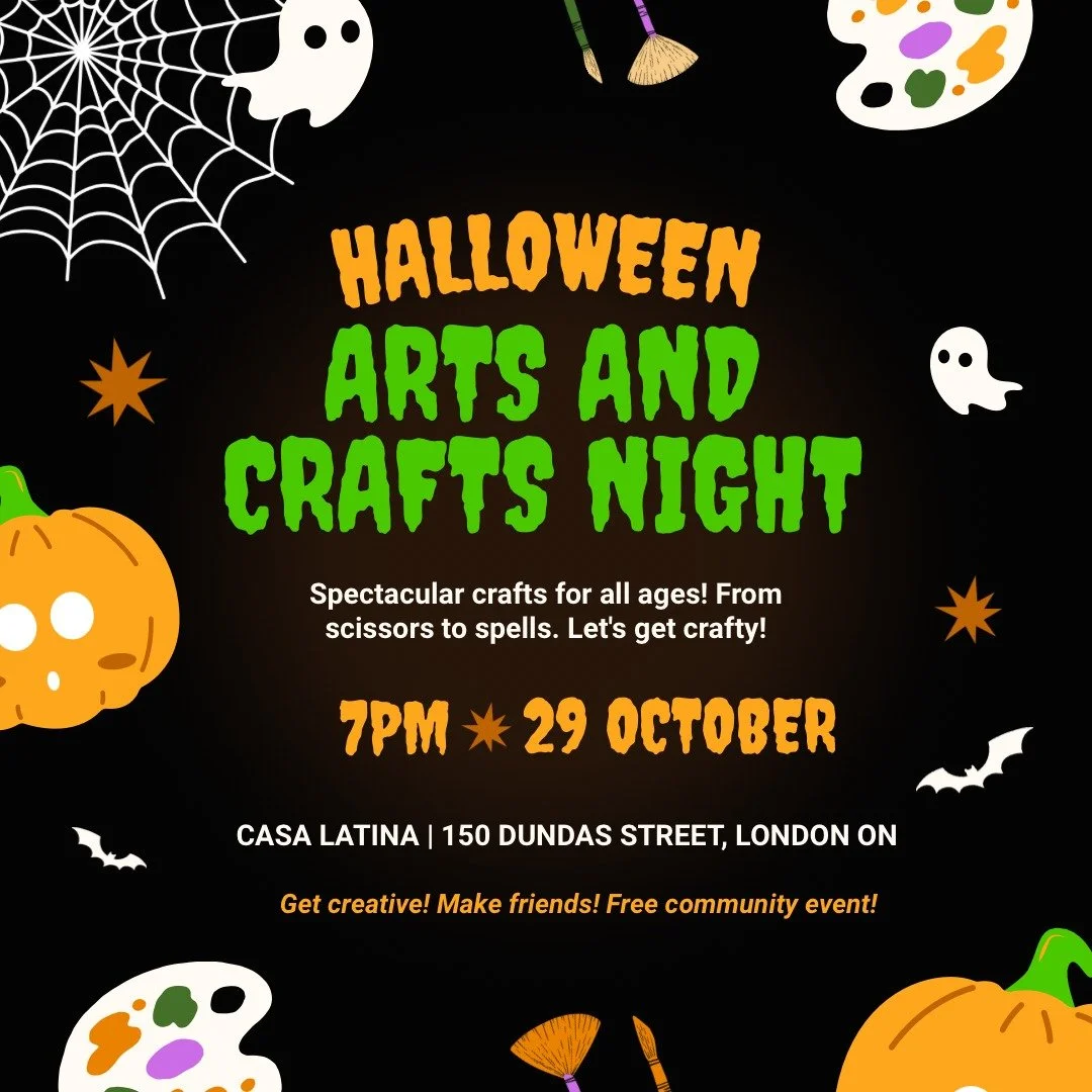 Come and Hang out with friends, meet new people and get creative!

Night of crafts and Art at Casa Latina , Free event!