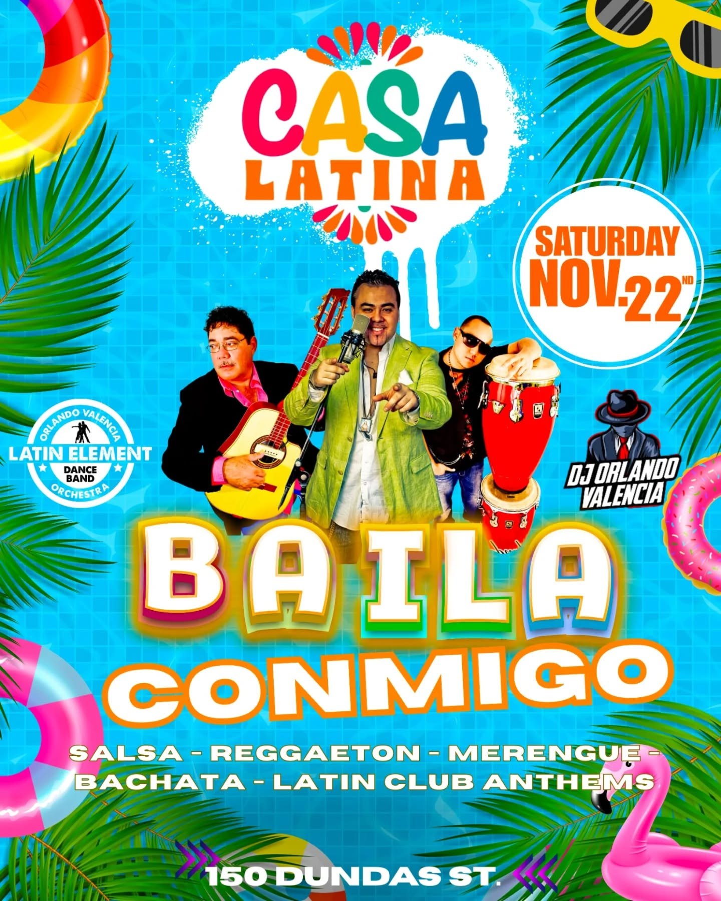 This Saturday ! Come to dance  and have fun with live Latin music ! @orlandovalenciamusic  will hit the stage and make you dance all night ! Music starts @10pm

Casa latina 150 Dundas st London

Este s&aacute;bado no te lo pierdas, ven a divertirte y