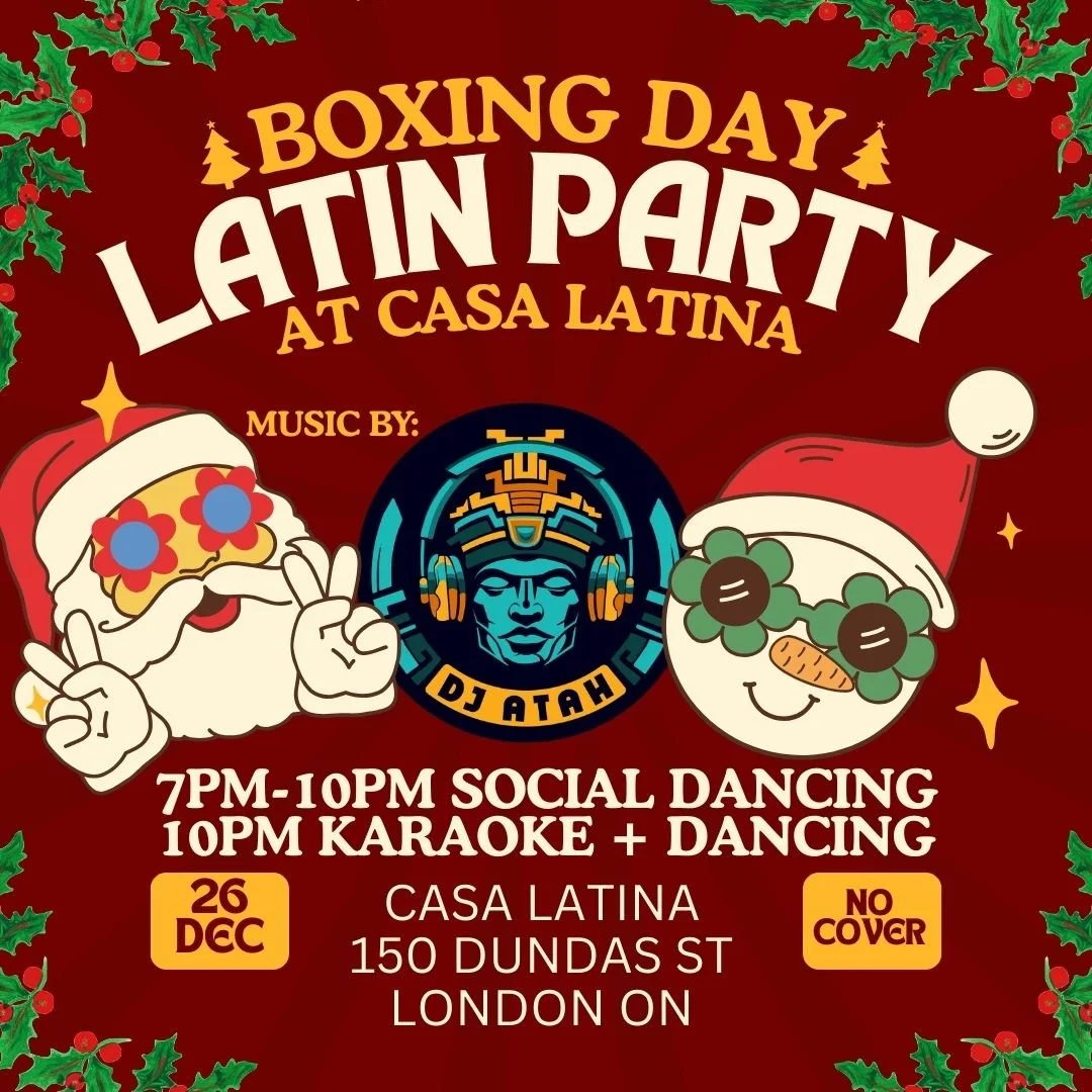 NOS VEMOS MANANA VIERNES DESDE LAS 7 PM CON BAILE, CANTO Y BUENAS VIBRAS EN CASA LATINA!