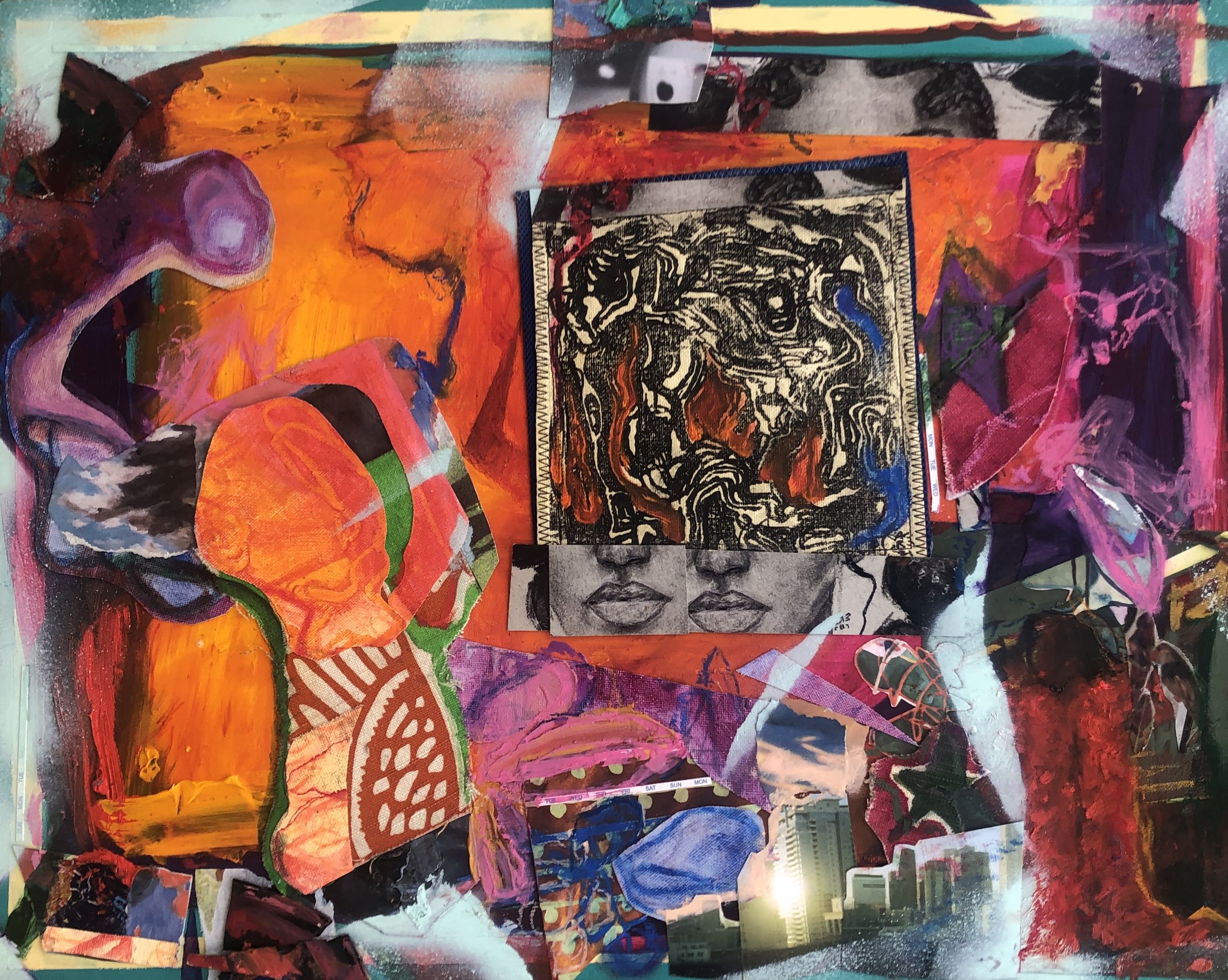 napalm - mixed media - 18”x24”