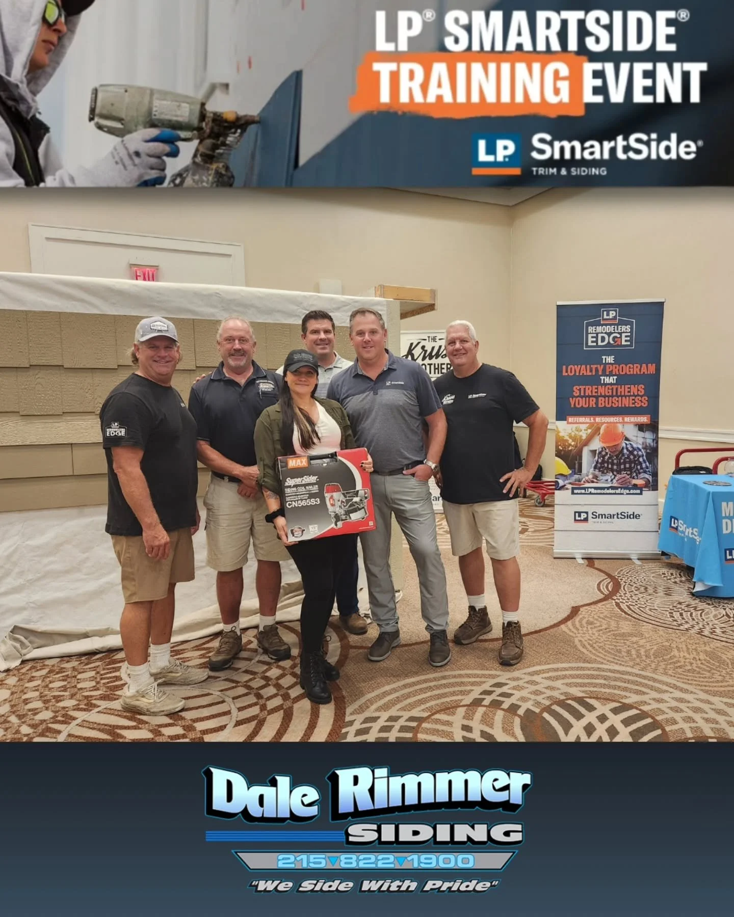 Hey🚨 Bucks and Montco! Why aren't we using @lpsmartside more!!?? It's time to consider Engineered Wood Siding as compared to fiber cement!  At Dale Rimmer Siding we "Side with Pride" knowing we're installing the most innovative and highest