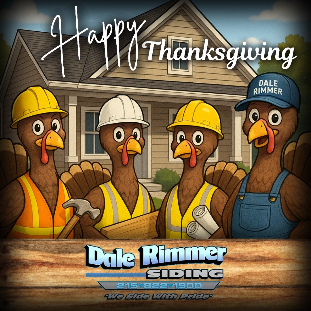 Happy Thanksgiving from the Turkeys over at Dale Rimmer Siding! 
🦃🔨🍂