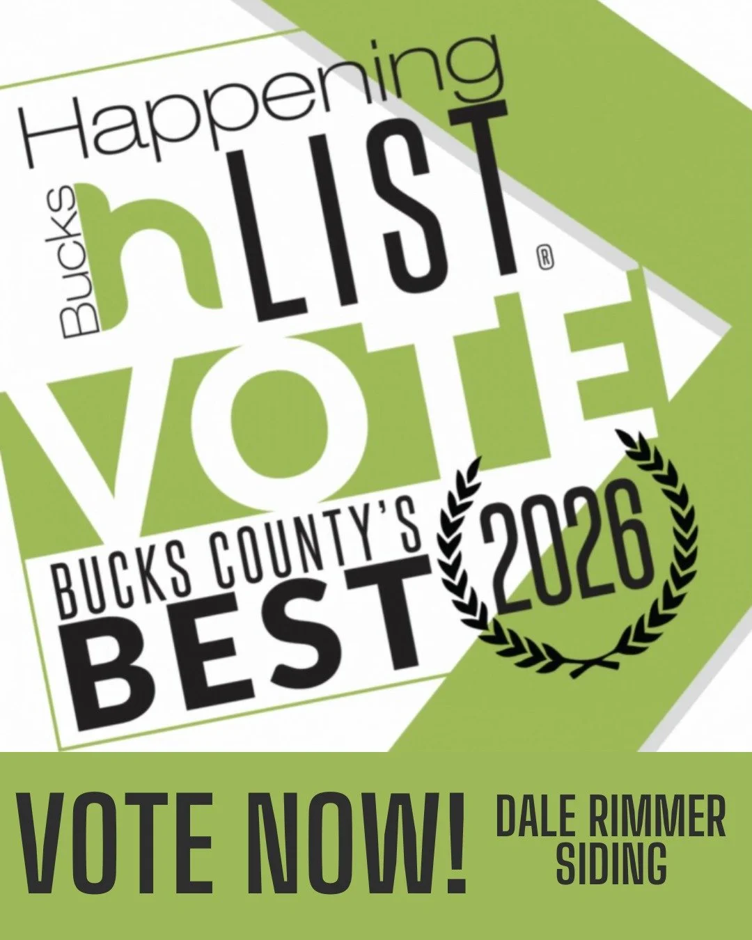 We've been nominated AGAIN! Help us out and vote for your favorite Siding/Windows Installer! 🪟💯📣