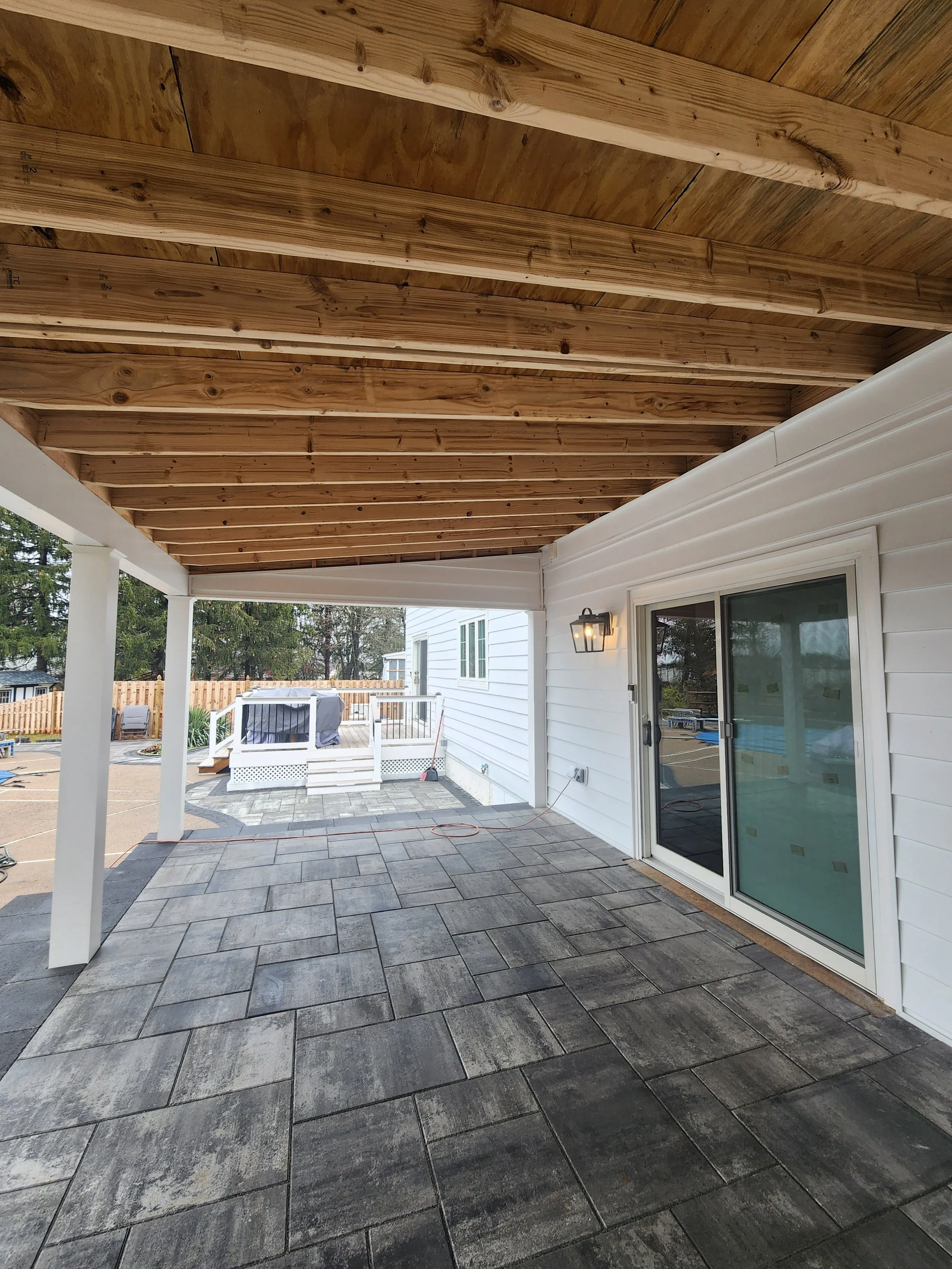 Professional patio and sliding glass door installation by Dale Rimmer Siding, enhancing natural light, energy efficiency, and outdoor living for homes in Bucks and Montgomery Counties, PA.
