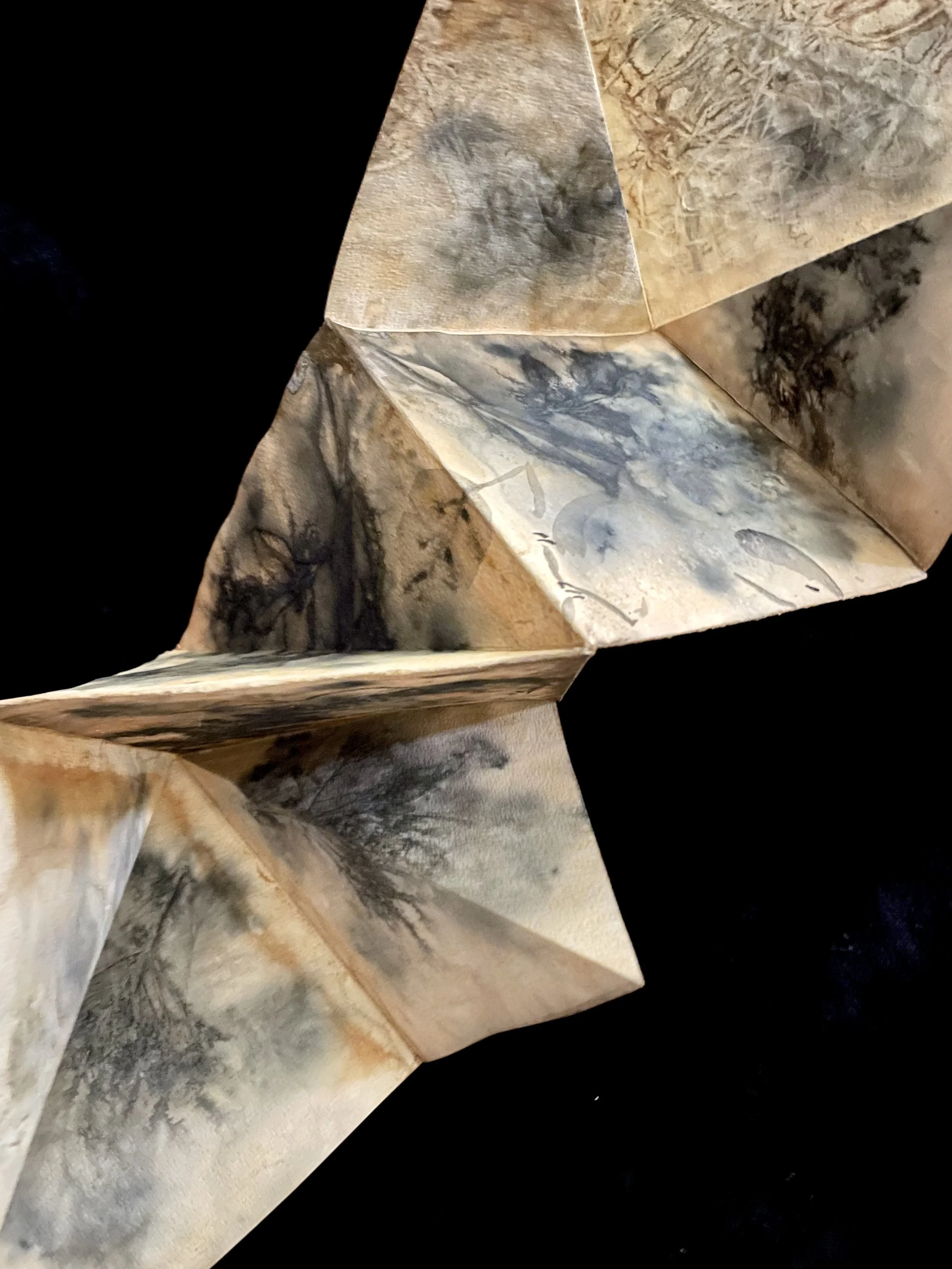 folded within - mounted with violin bow (out-of-stock)