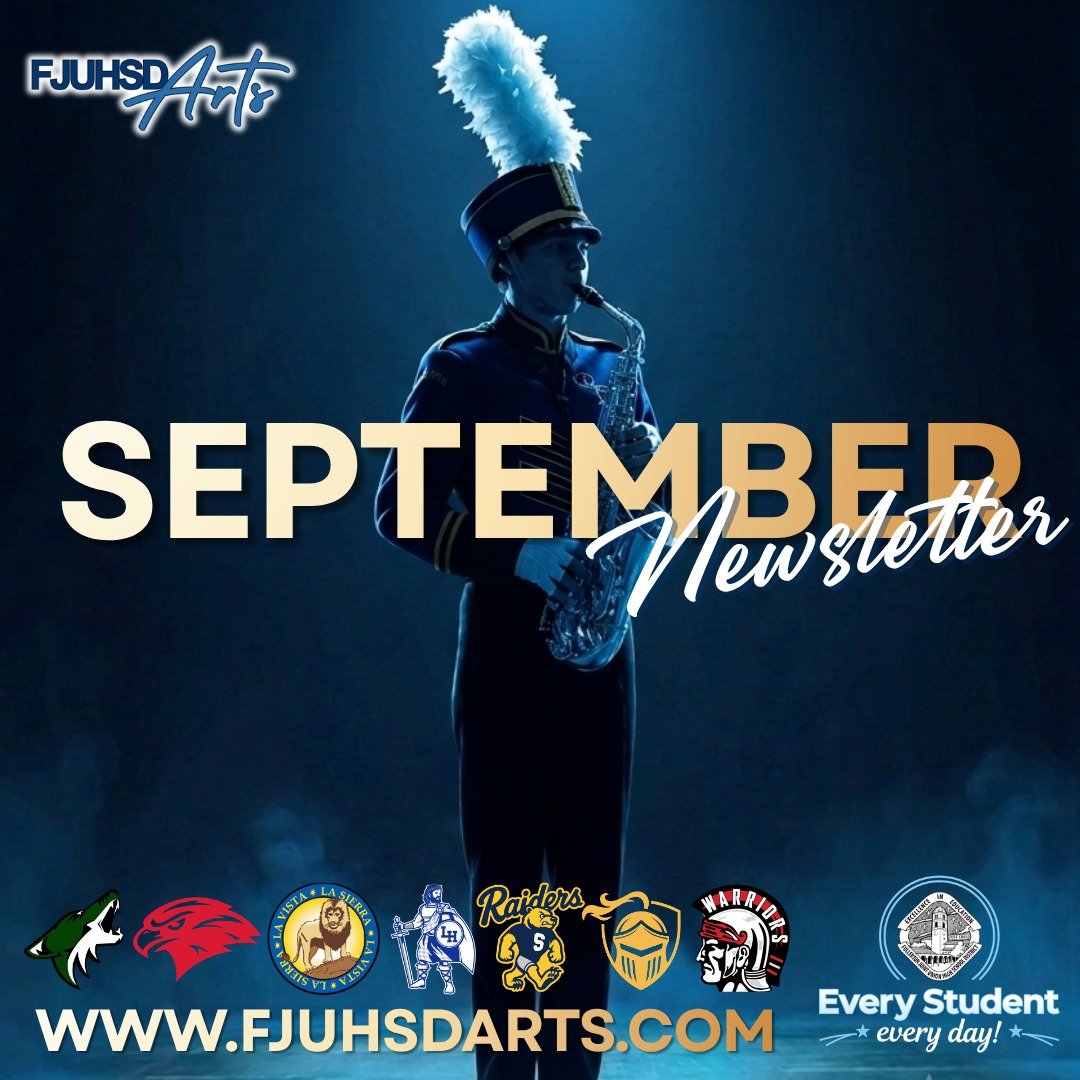 Welcome back to school...and back to the ARTS! The September Arts Newsletter is LIVE! This month features new staff members, district wide events, SHHS Dance wowing at the the MTSS Conference, BPHS student art featured in the US Capitol, and much mor