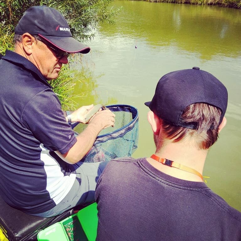 #GrapevineEssex enjoying a serious bit of fishing today with coaches from #Fish4Life Angling Academy