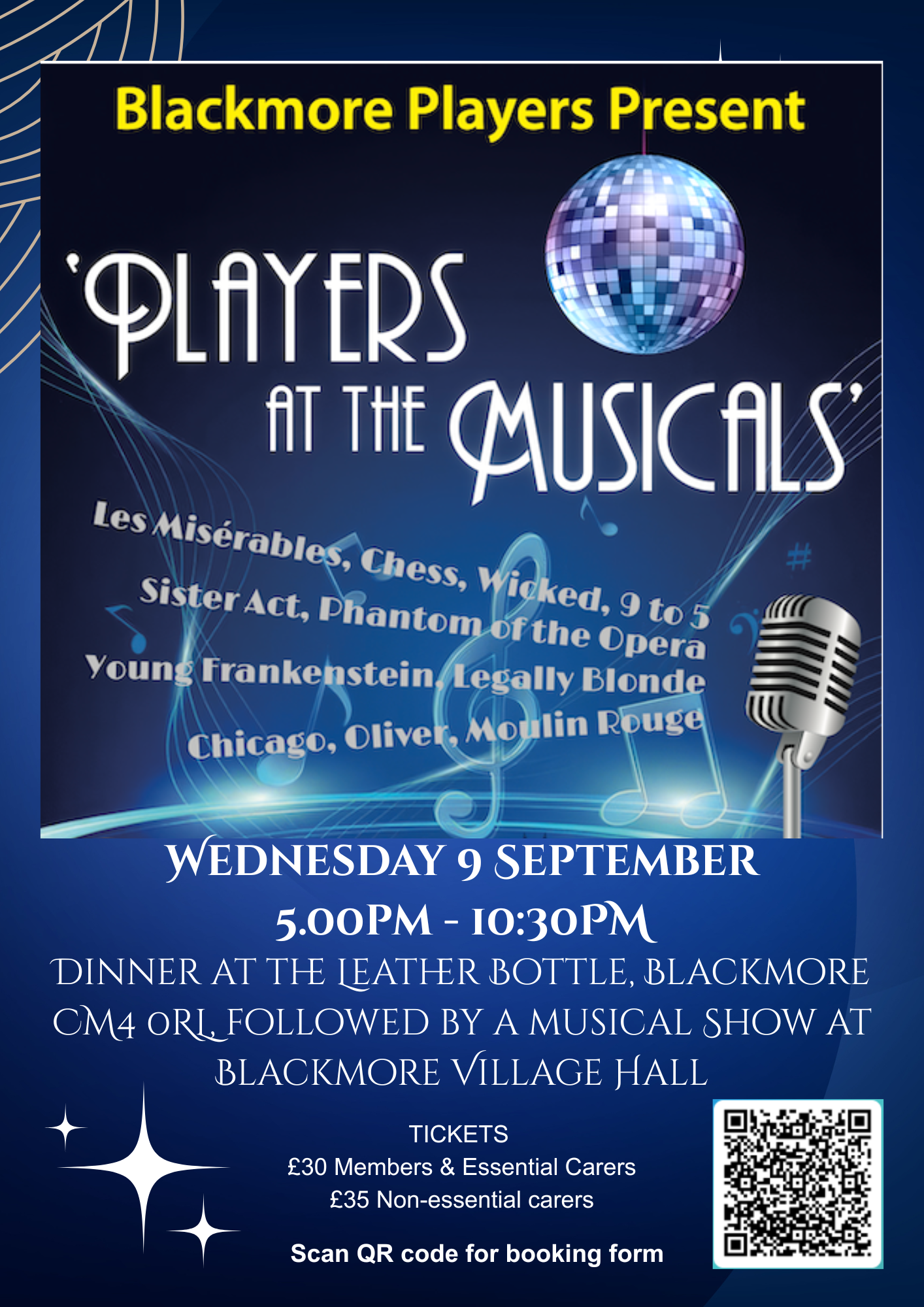 Players at the Musicals! by the Blackmore Players 
