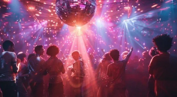 Disco with DJ JOJO's crew   