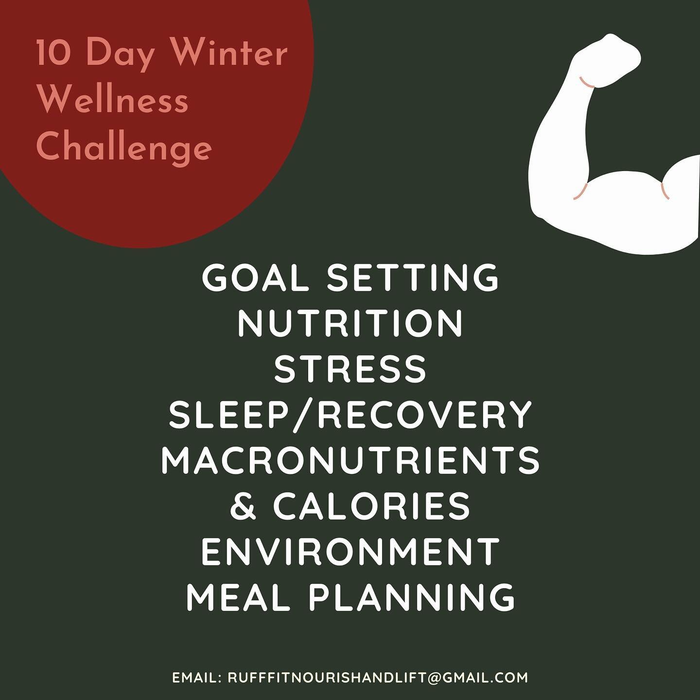 You don't want to miss the 2020 Winter Wellness Challenge hosted by Mary Teunis. Over 10 days we will dive into goal setting, nutrition education, stress management, sleep hygiene, macronutrients, calories, environmental impact, and meal planning! Th