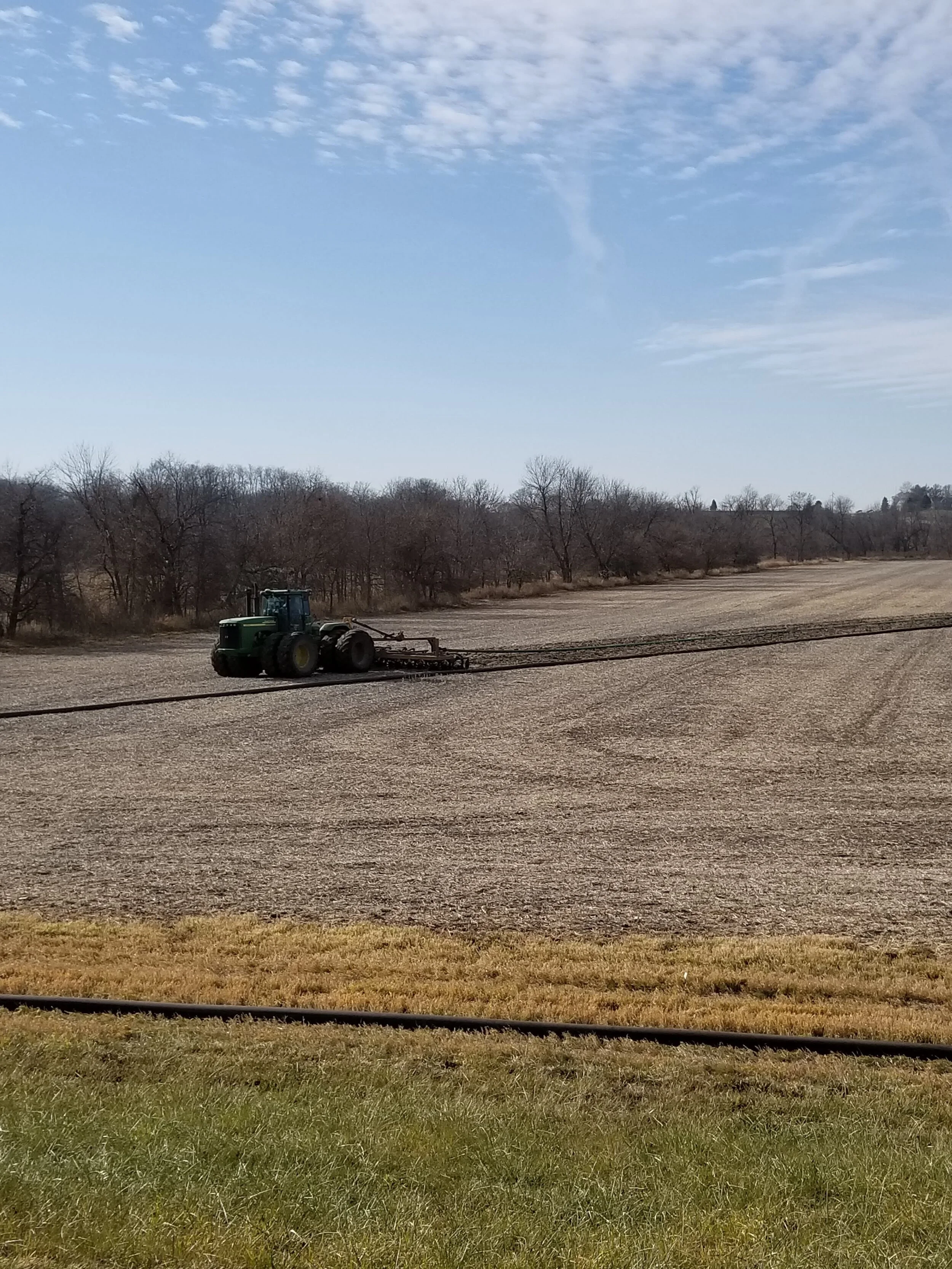 Land application near Washington, IA. Photo courtesy of the City of Washington.