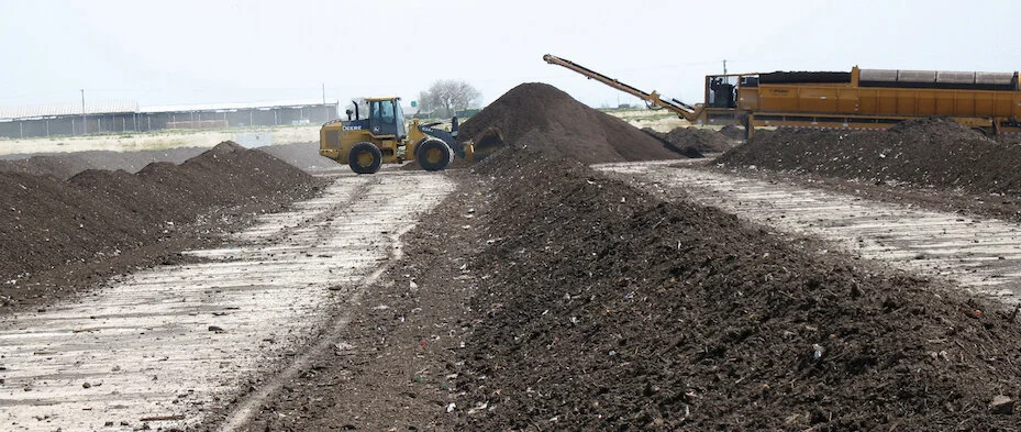 Central Valley composting   Photo courtesy of Synagro
