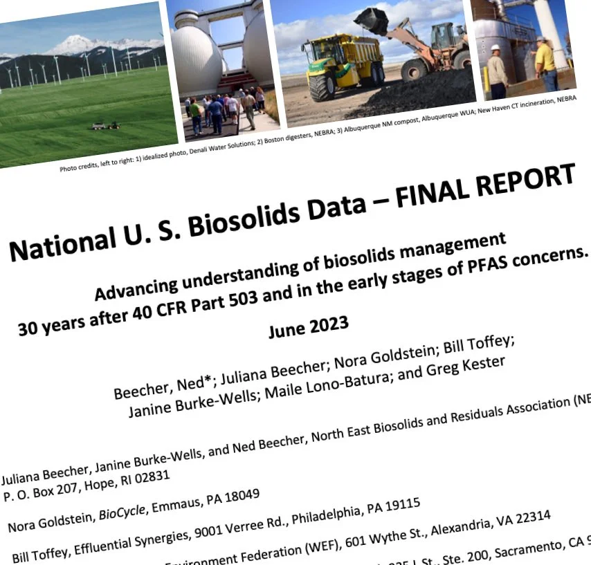 National U. S. Biosolids Data - FINAL REPORT