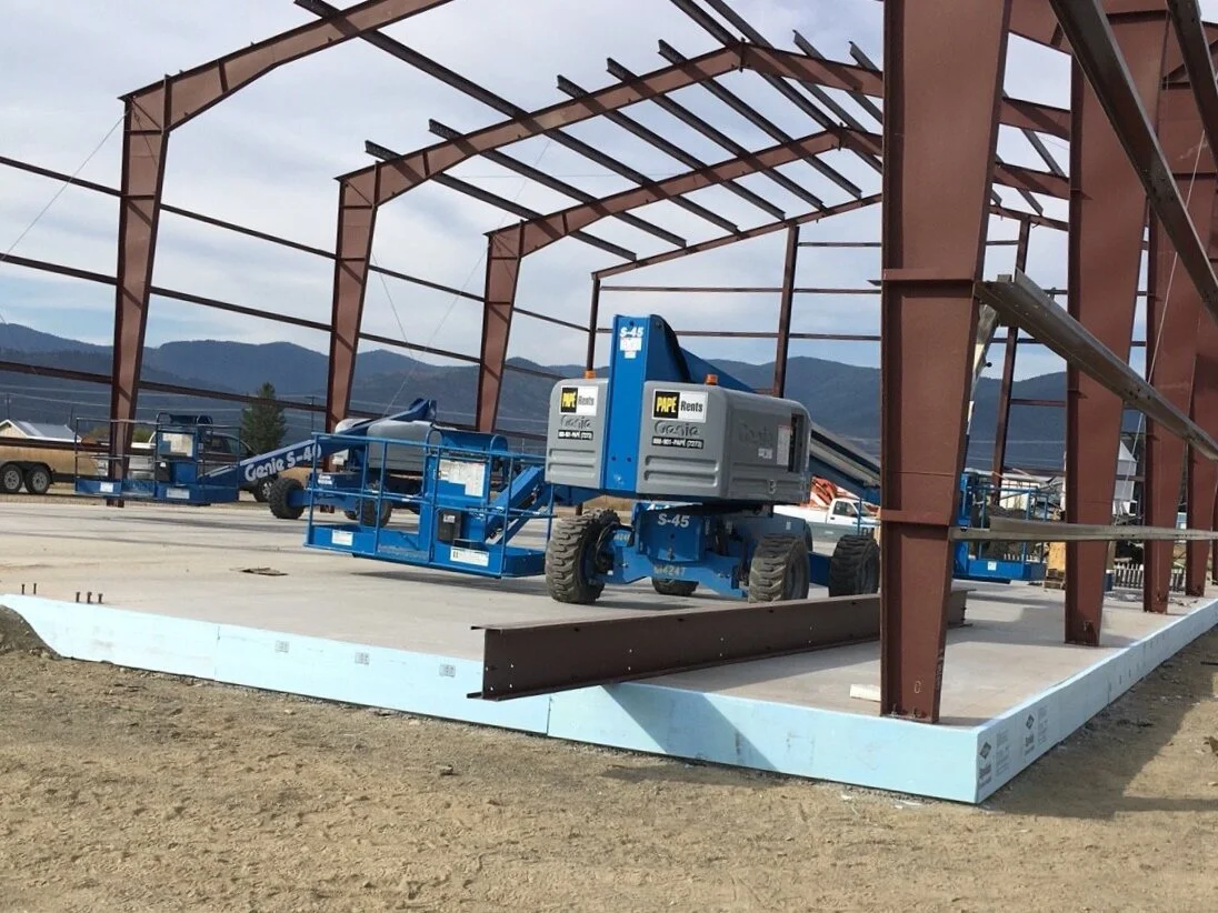 Mill Machine" Plains, MT; New Building