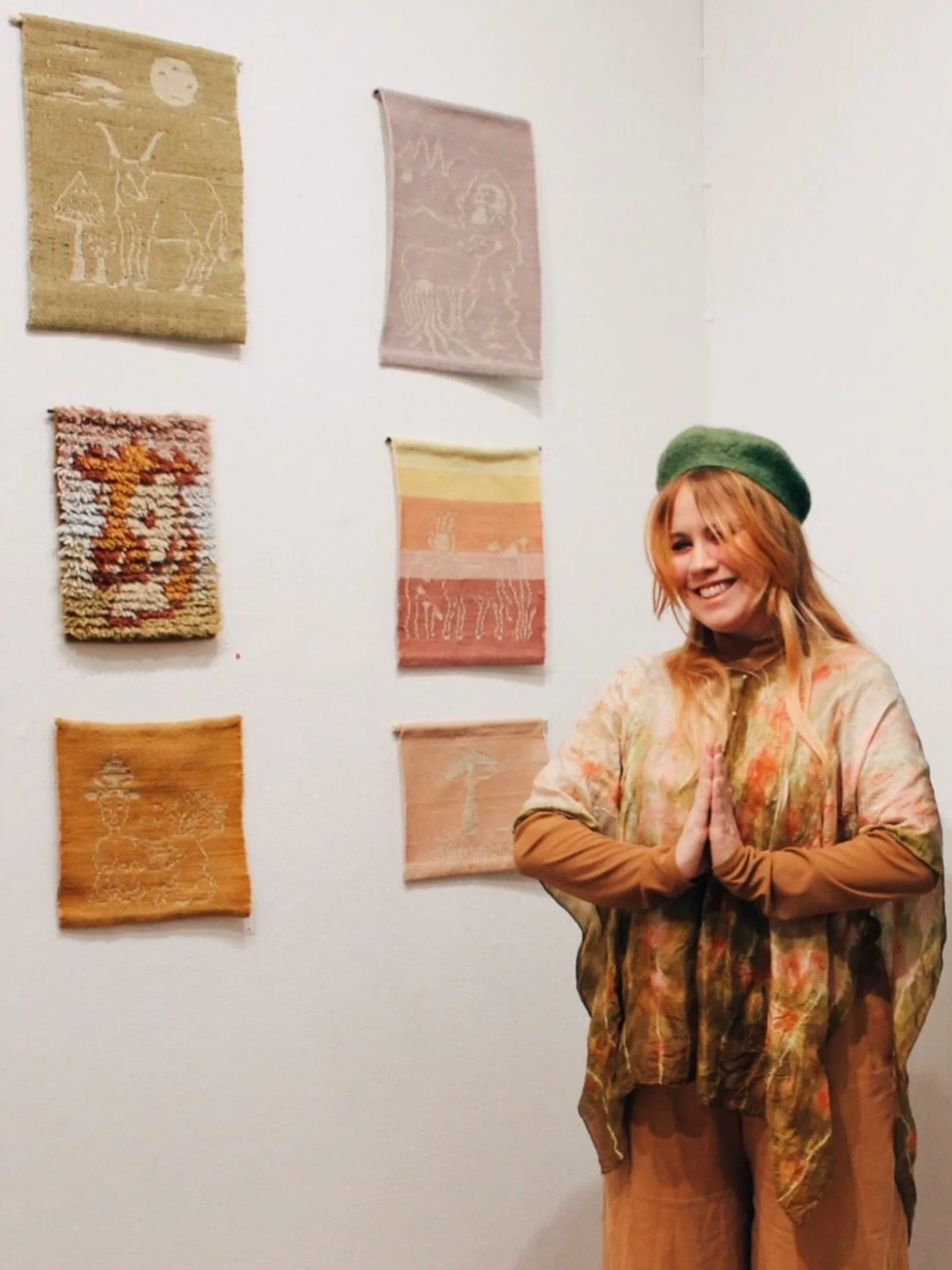 wool x textile 71/100

I exhibited my art for the first time in 2020 and my woven textile works in 2023. During 2026 I&rsquo;ll have three wonderful opportunities to showcase my felted and woven friends. Can&rsquo;t wait to tell you✨✨

pic, jan 2023.