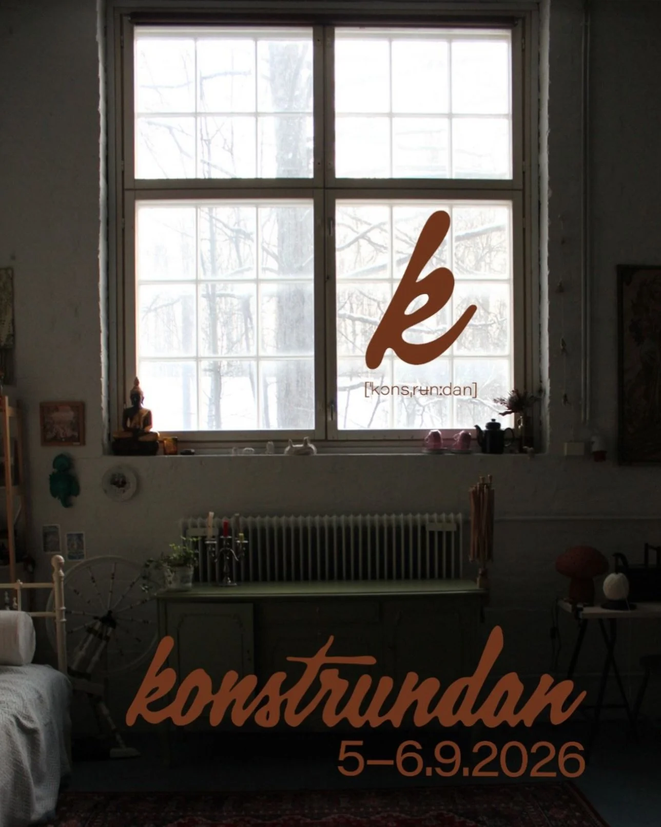 Jag &auml;r med | Olen mukana | I&rsquo;m in @konstrundan 

Jag har gl&auml;djen att meddela att jag har blivit antagen till &aring;rets Konstrundan🤎 Konstrundan &auml;r ett &ouml;ppna atelj&eacute;er -evenemang som arrangeras &aring;rligen i hela F