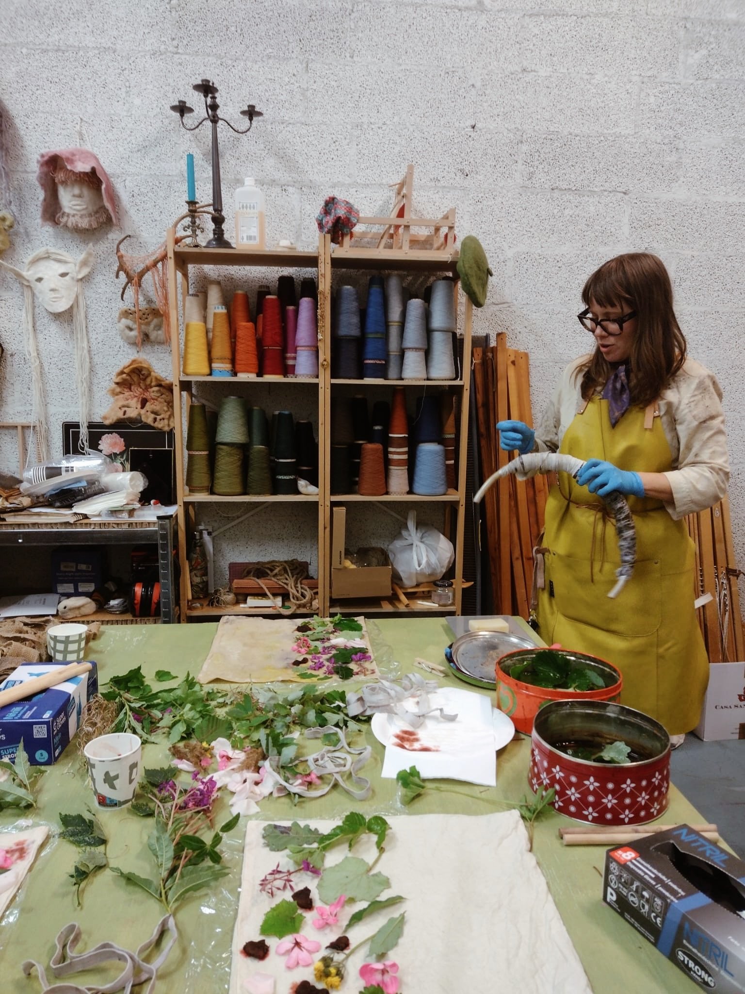 SEPTEMBER next month🧡 Come and visit me and my studio during @konstrundan 5-6.9.2026❤️ I&rsquo;ll have some naturally dyed scarves and bags for sale, as well as a couple of small woven tapestries and some felted mushrooms🥰❤️ I&rsquo;m happy to intr