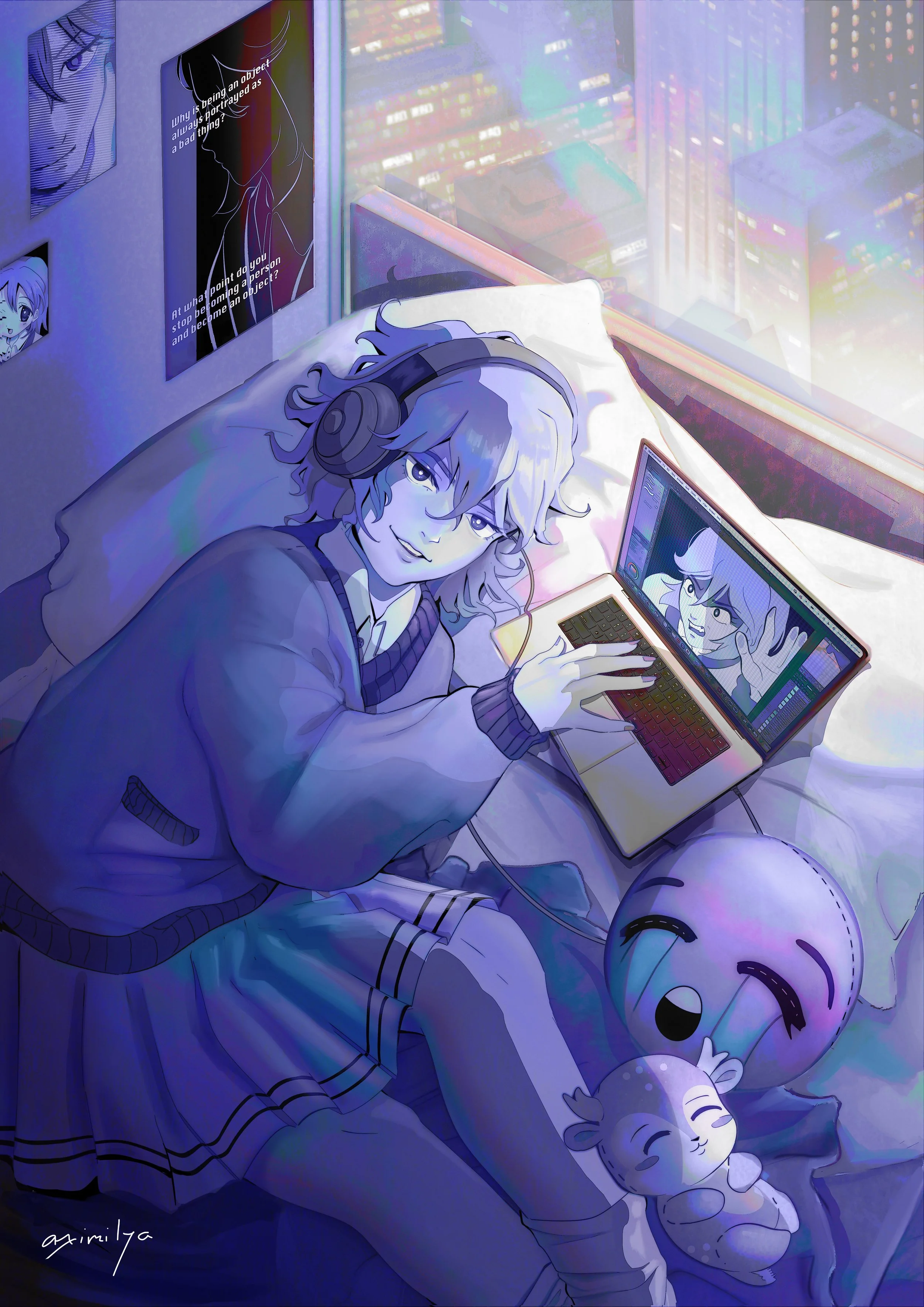 "Digital Manifesto" / 2024 / Digital Painting