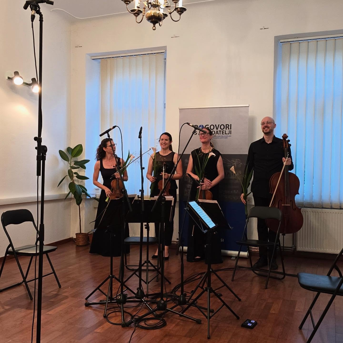 Cikel 1808: Šavli, Grieg
17. junij 2025 #kvartetaccademia #quartetaccademia #godalnikvartetaccademia #strigquartetaccademia #godalnikvartet #stringquartet #slovenianmusic #društvoslovenskihskladateljev #chambermusic #komornaglasba #cik