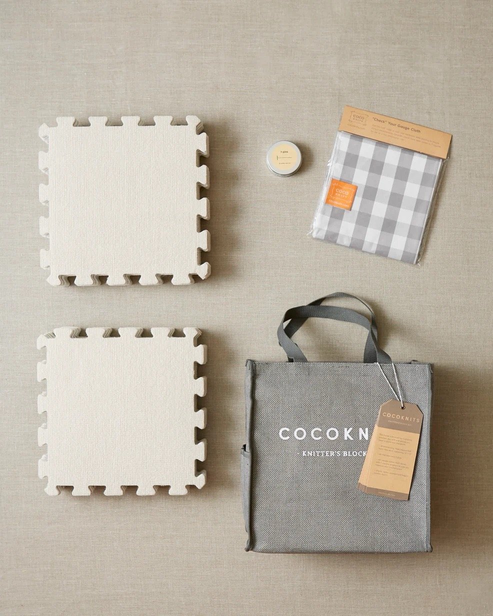 Set para bloquear prendas de Cocoknits