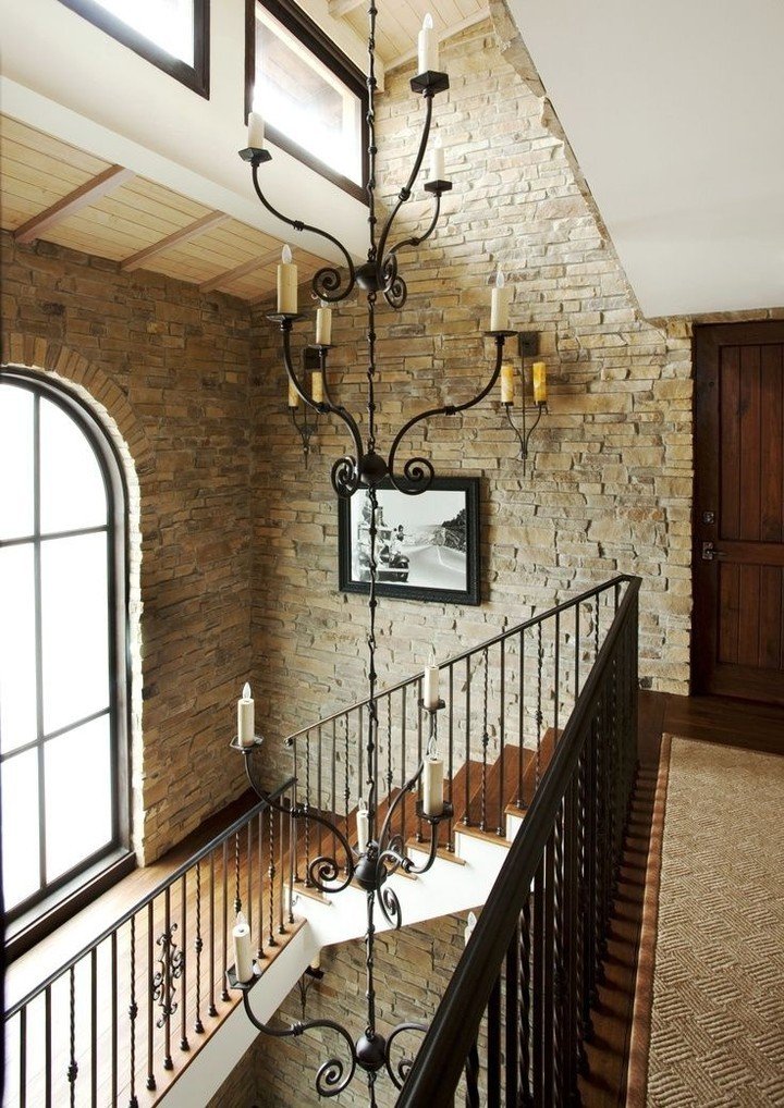 I have always loved this image. When faced with a design challenge of how to light a multileveled stair hall, we found inspiration in the classic game &quot;Barrel of Monkeys&quot; and we strung together a series of chandeliers that gave us light thr