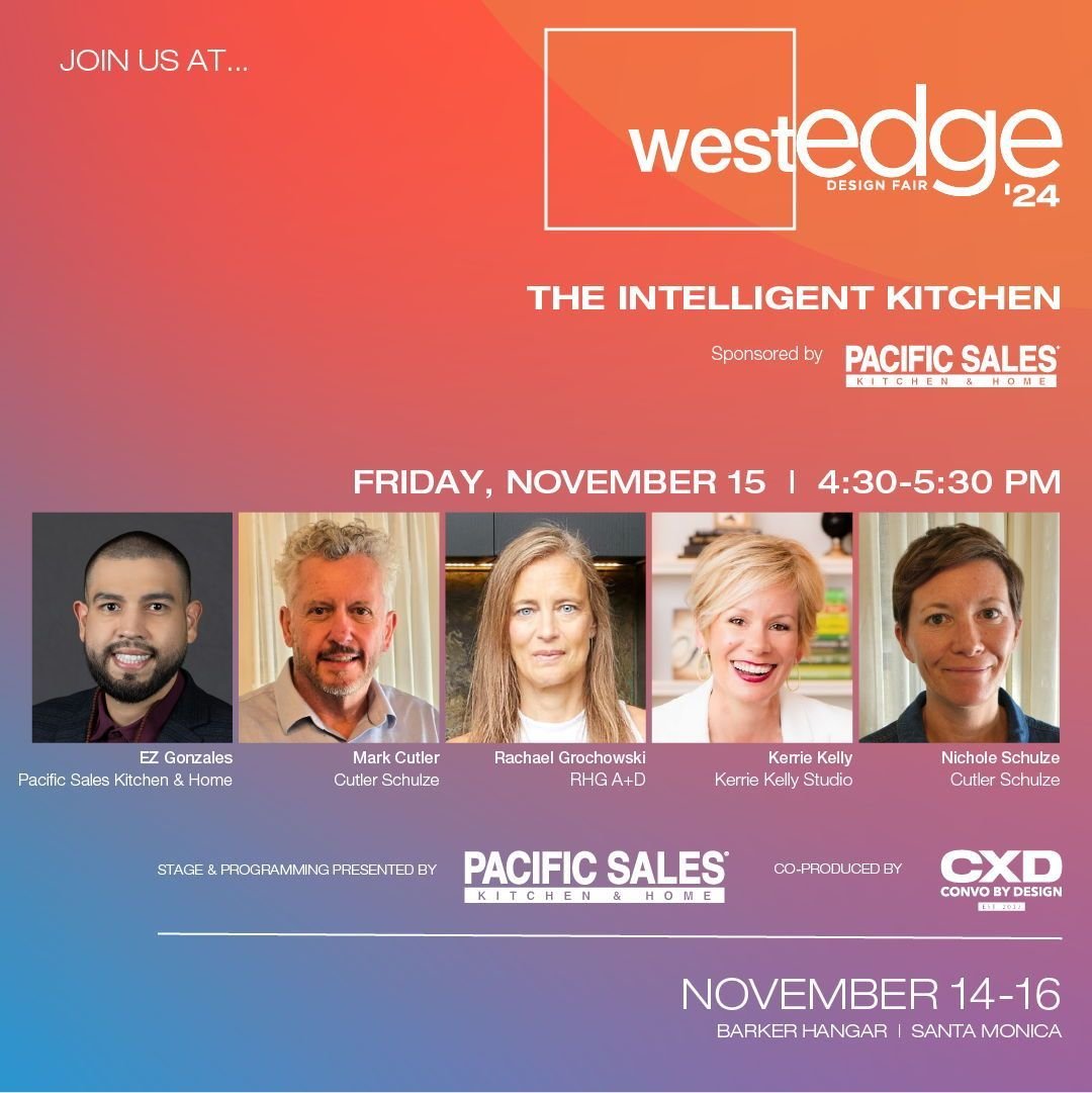 Tech-savvy kitchen lovers, this one's for you! 📢  Join us for a panel discussion all about how technology is changing the way we design and use our kitchens.  I'll be there with Nichole, sharing insights and answering your questions.  Come say hi! ?