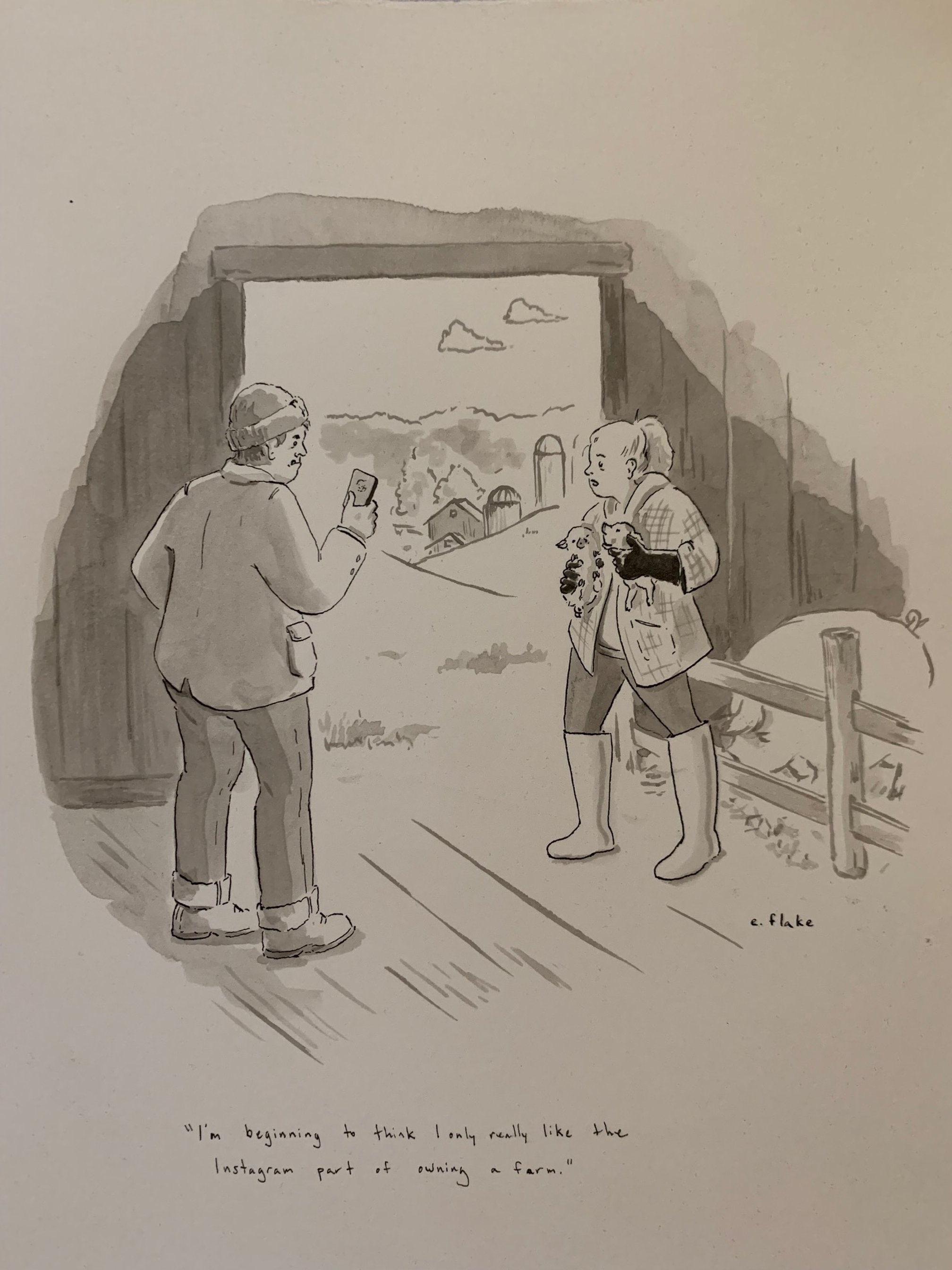New Yorker cartoon original art - 