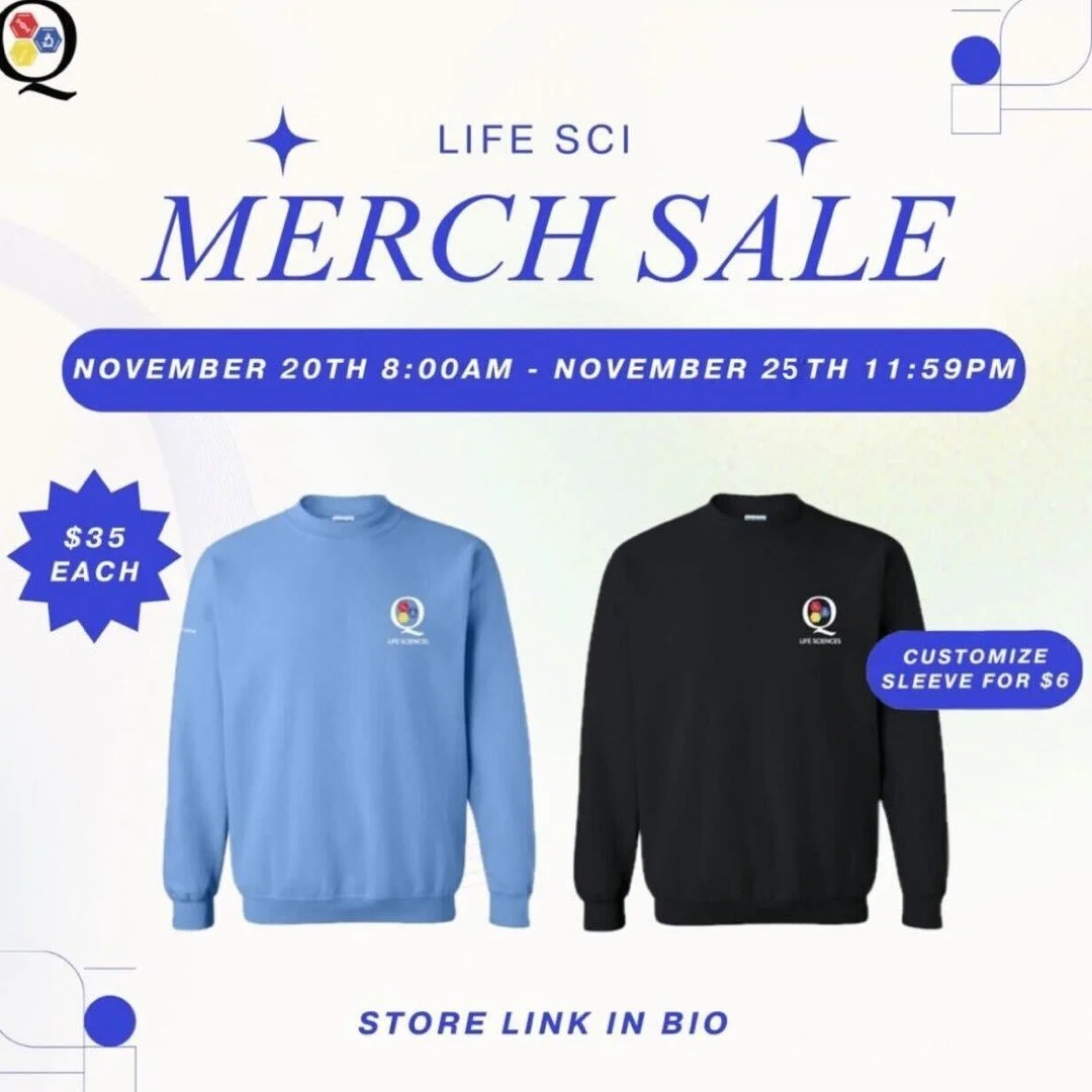 Life Sciences Sweater Sale is HERE!
It will be running on the ASUS store from November 20th at 8:00 AM - November 25th at 11:59 PM!
Get ready to rep Life Sci in style! Whether you're a proud student or celebrating as part of the Class of 2025, we&rsq