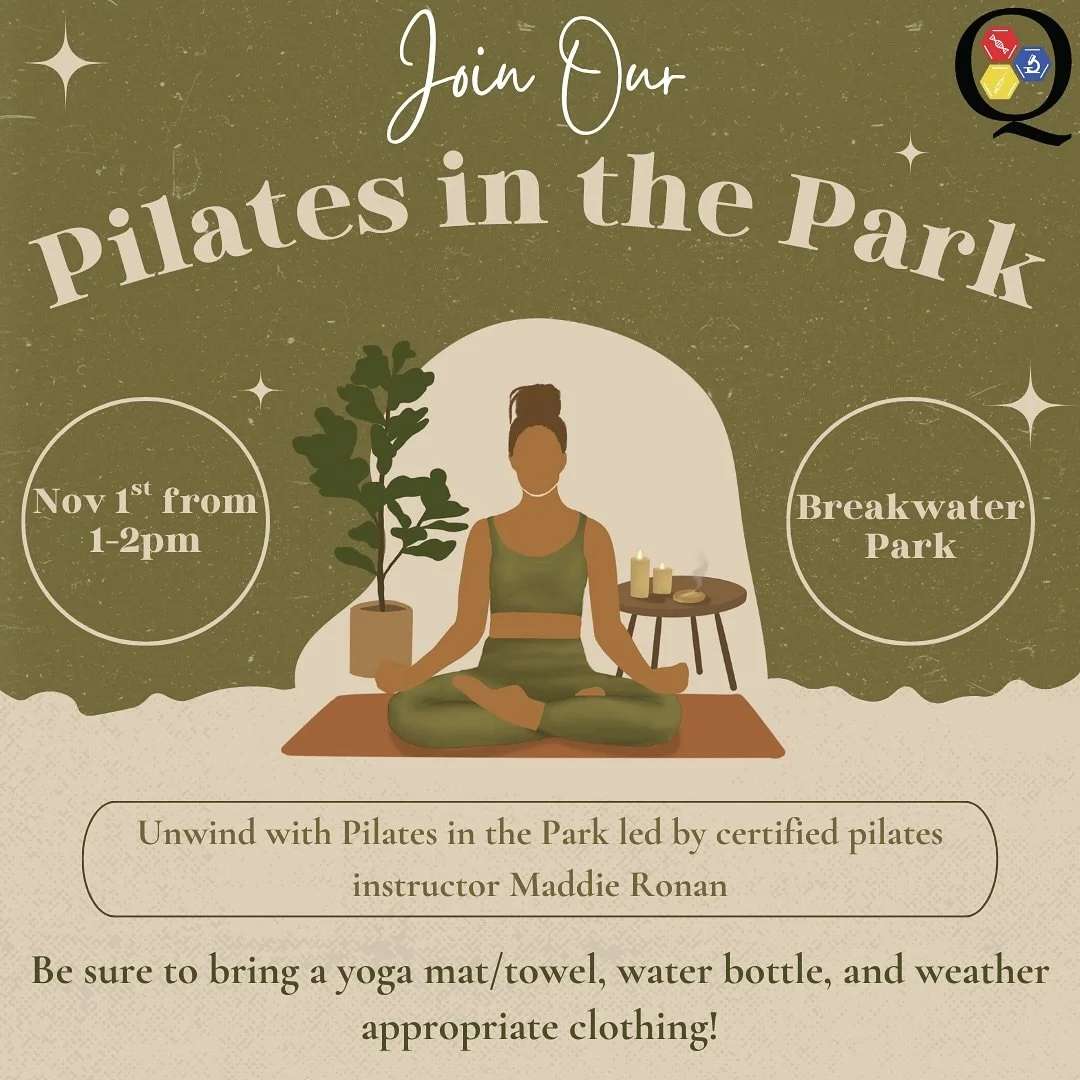 Unwind, stretch, and de-stress with us at Pilates in the Park hosted by the Life Sciences DSC🧘&zwj;♀️🍃

Join us on Saturday November 1st from 1-2pm at Breakwater Park for a relaxing outdoor Pilates session led by certified Pilates instructor Maddie