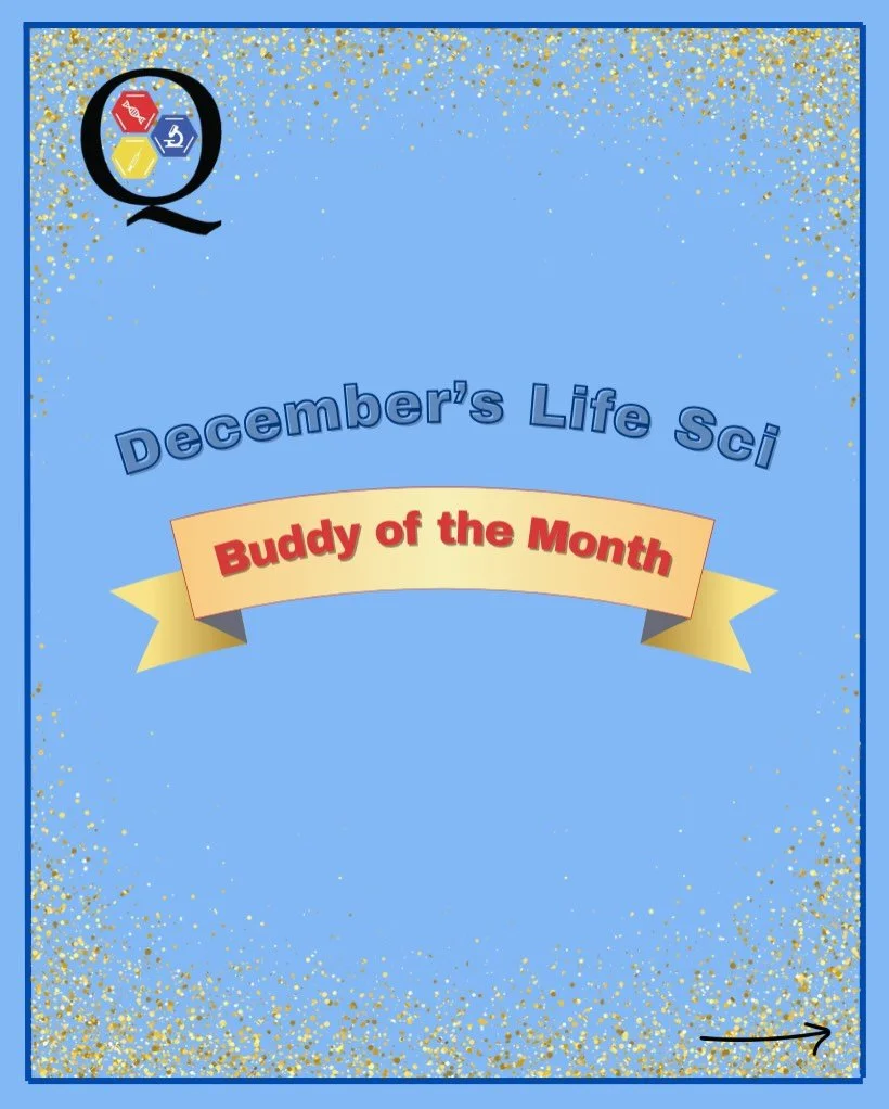 Please join us in congratulating Quincey Greig as December&rsquo;s Life Sci Buddy of the Month! Quincey has exemplified what it means to be a dedicated and committed Upper Year Buddy. With her knowledge of the Life Sciences program, she does a great 