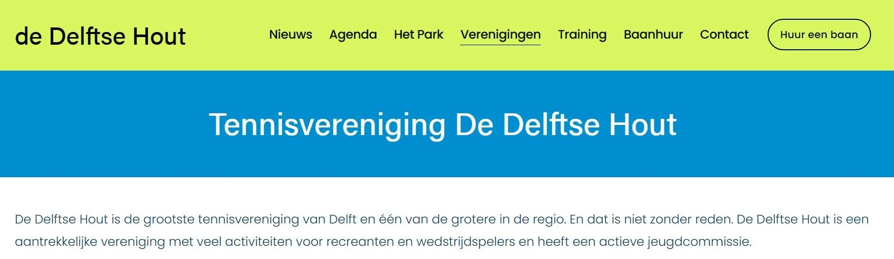Nieuwe web site