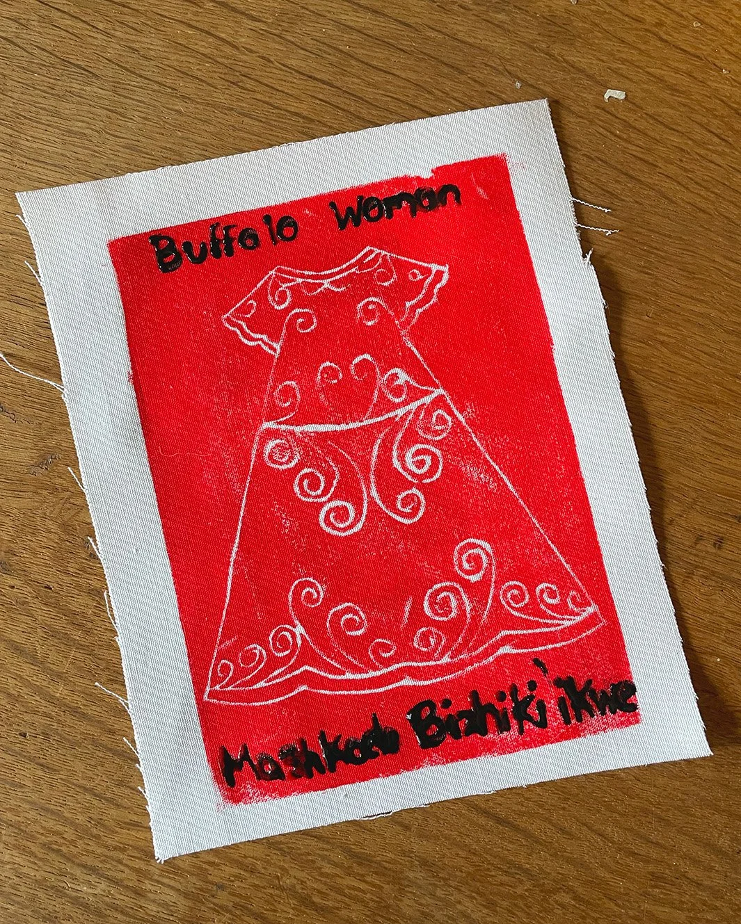 Buffalo Woman Mashkode Bizhiki’ikwe - 52 Red Dresses - Week 2