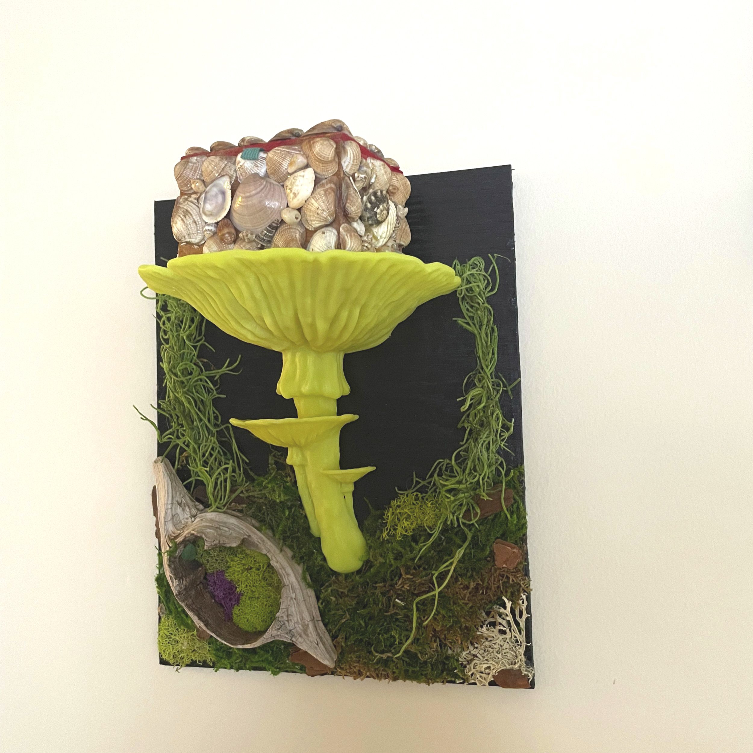 Glow in the dark mushroom shelf, mushroom shelf, mushroom shelves, 3d printed mushroom shelf, mushroom home decor, cottagecore, shroom shelf