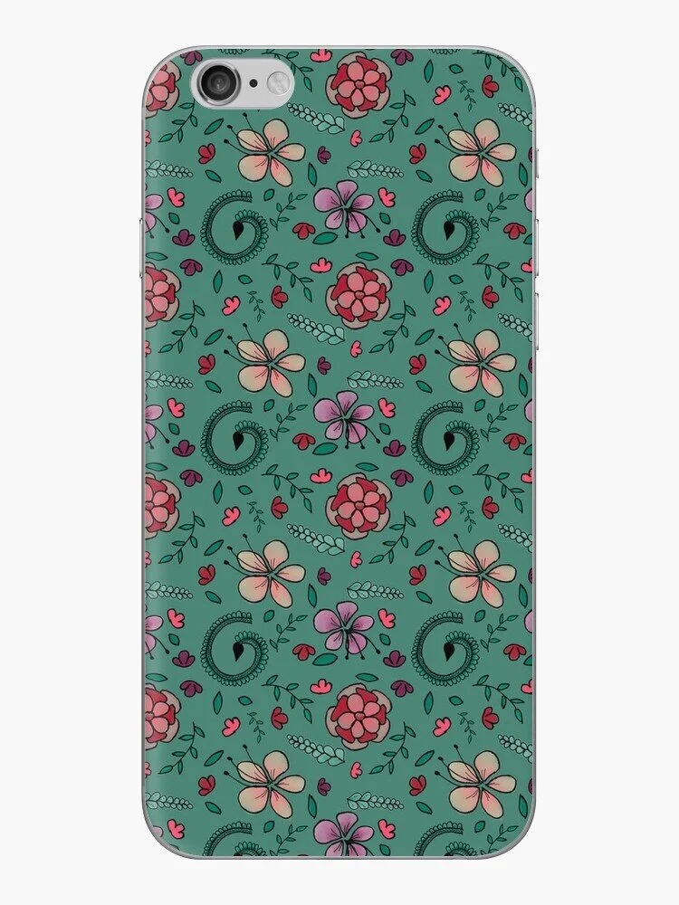 Floral Patterned Cell phone case