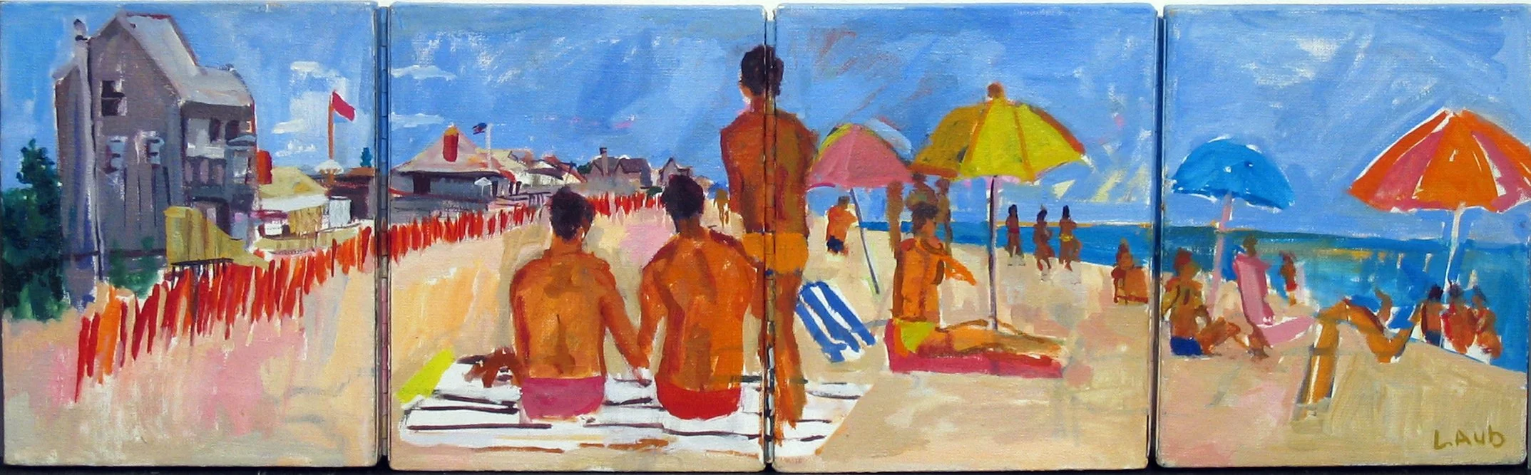 Beach Umbrellas (In Private Collection)
