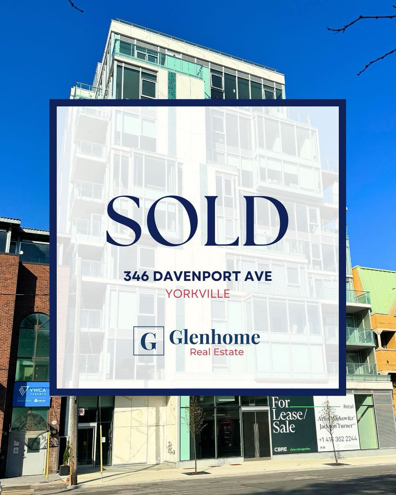 Congratulations to our client on the purchase of an unbelievable suite at 346 Davenport Ave! 🍾 

346 Davenport Ave | Suite 701
MLS: C8240386

Sold by:

Joseph Robert
Broker of Record
Royal LePage Terrequity
Glenhome Real Estate, Brokerage
Joe@glenho