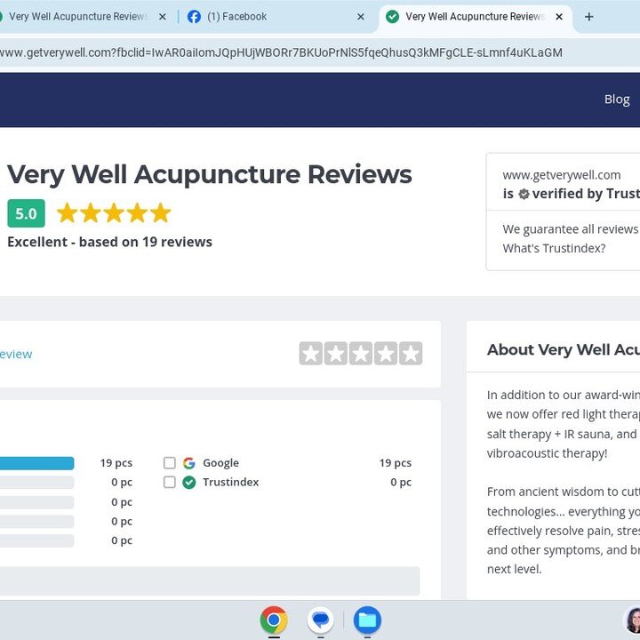 Are you on the fence about trying #acupuncture? Our trustio reviews are all 5 stars! Start your healing today! #baltimore #infraredsauna #pemftherapy #charmcity