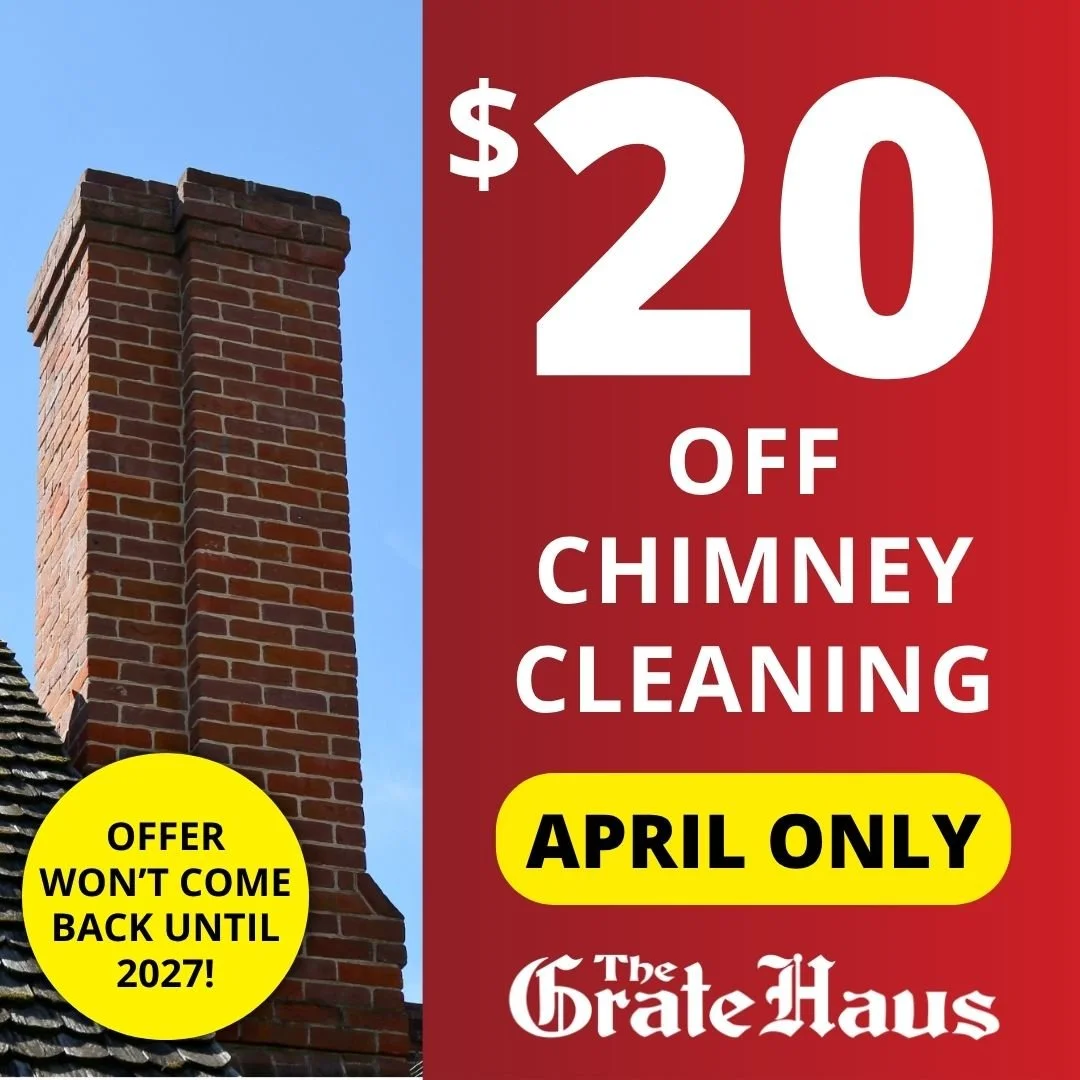 $20 off chimney cleaning ad graphic