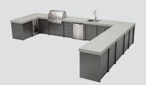 3d design of an outdoor kitchen