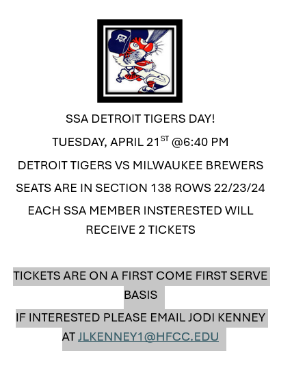Get tickets to a Tigers game!