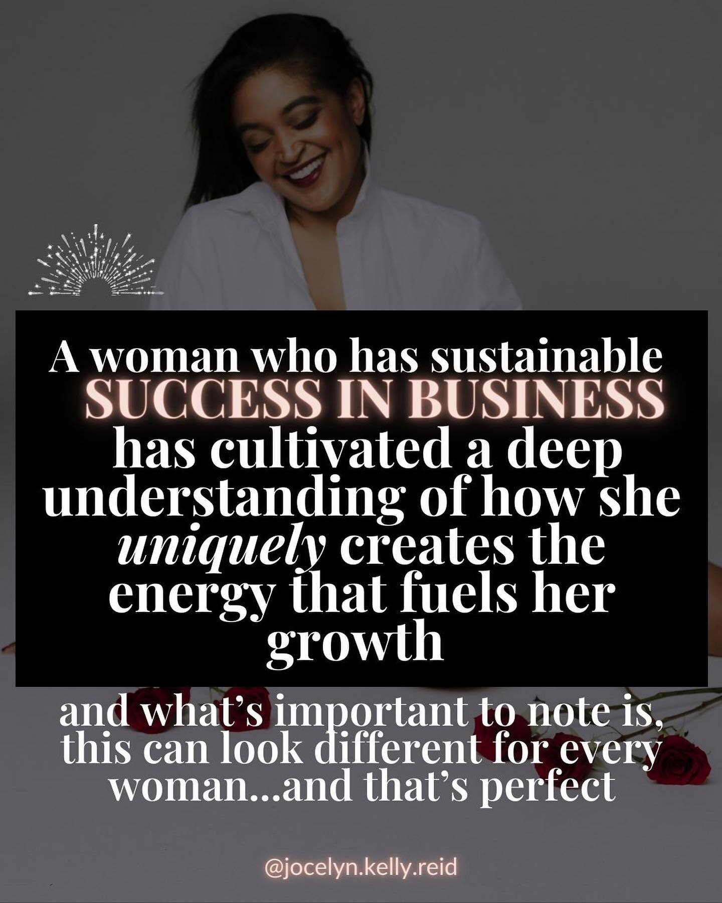A woman who has sustainable success in business has cultivated a deep understanding of how she uniquely 
creates the energy that fuels her growth 

There is the woman who gains energy from spending a lot of time leaned back. She does well with loads 