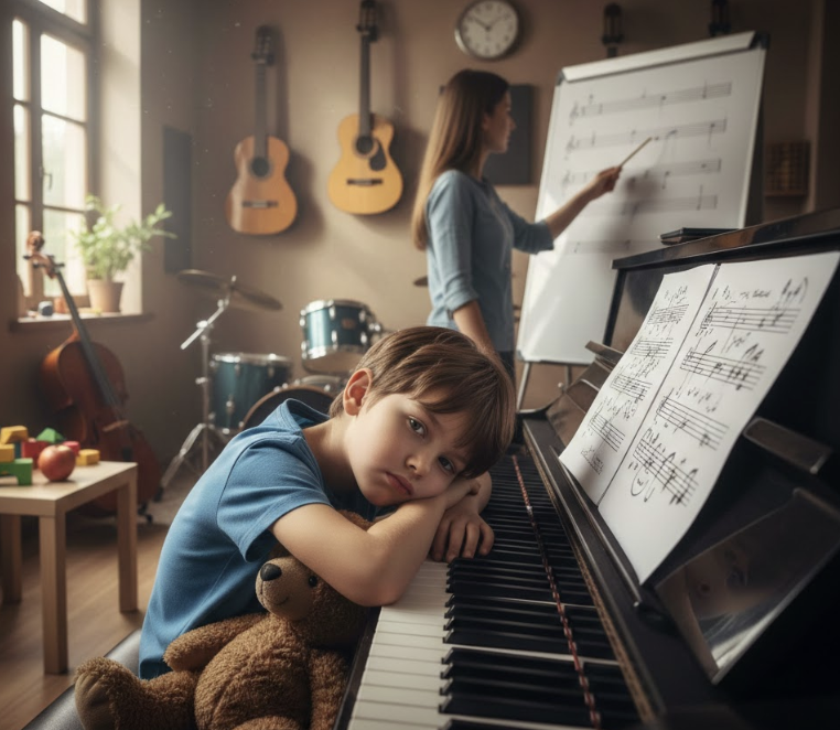 Kids Get Bored in Music Lessons